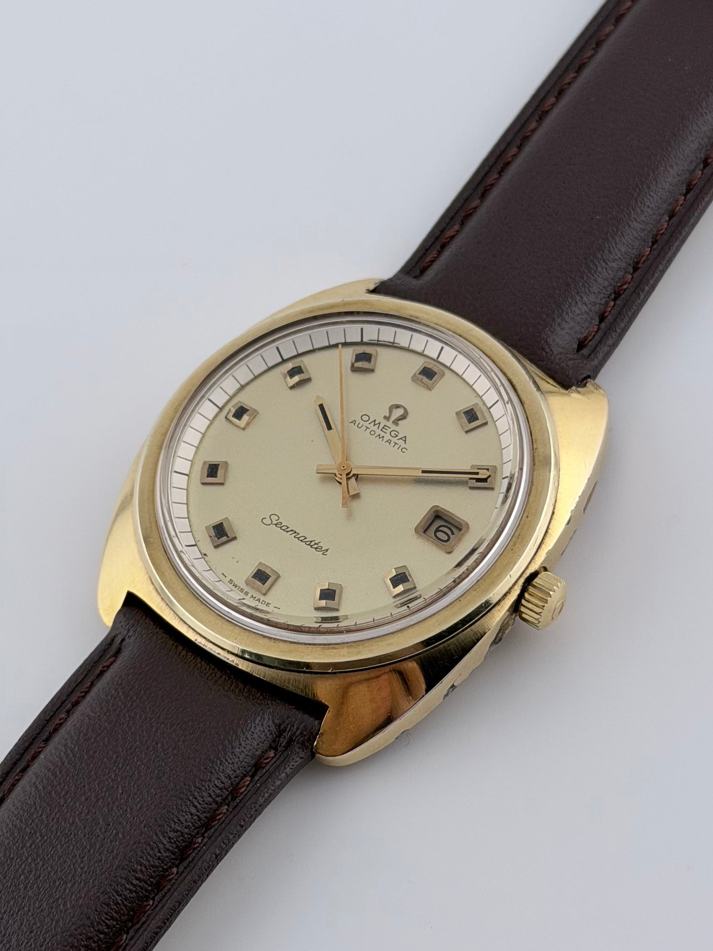 Omega Seamaster Automatic Date Jumbo - Rare Frosted Dial - 166.065