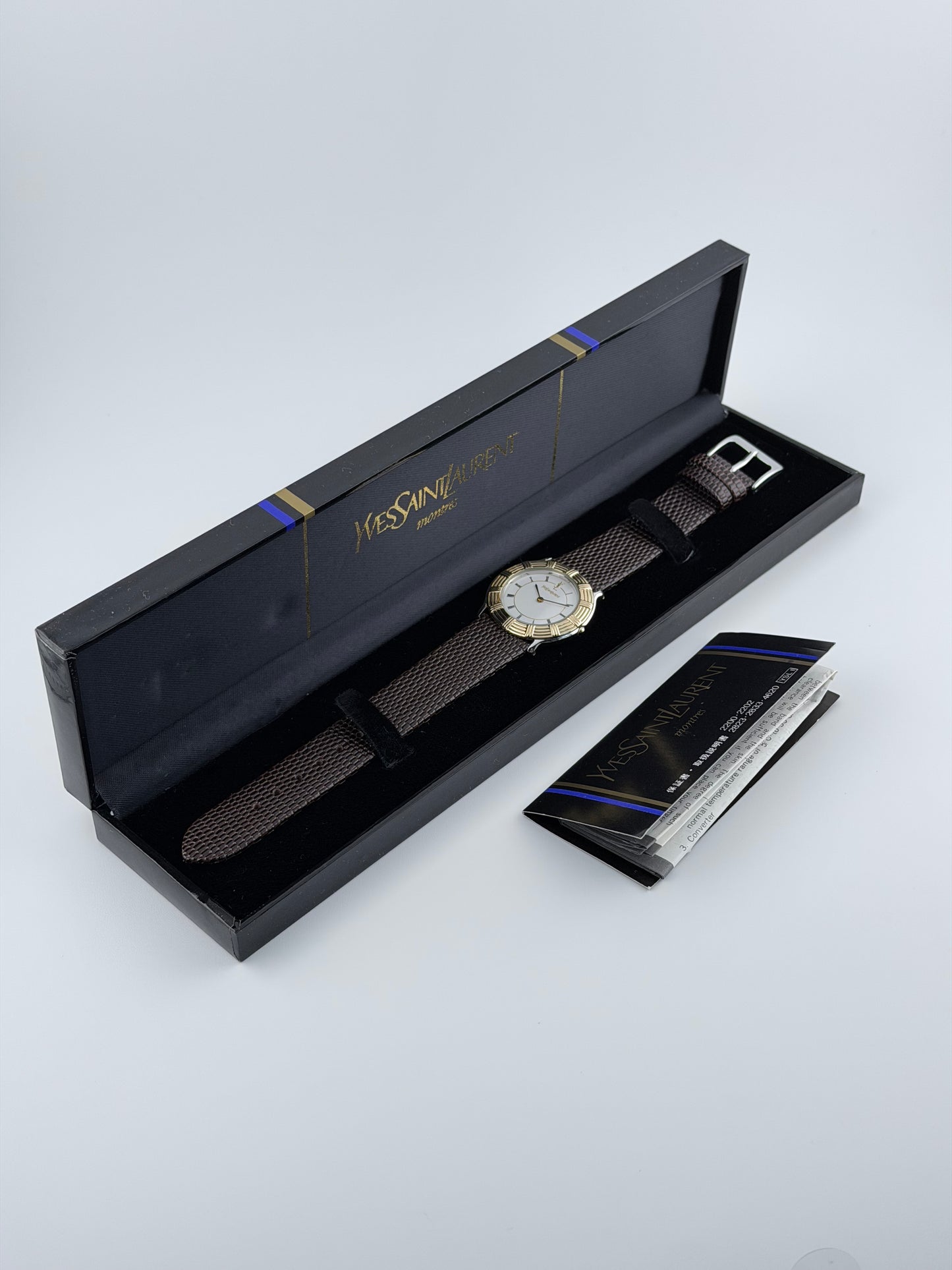 Yves Saint Laurent Quartz -JDM - Box & Papers - Near-New - Unisex/Ladies