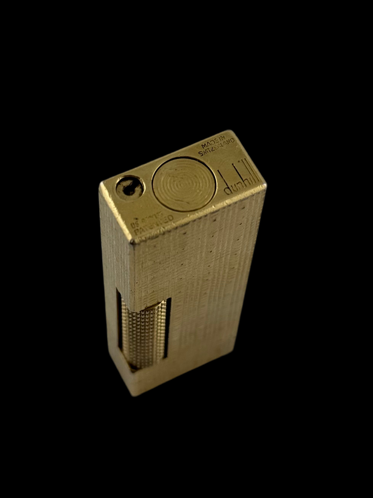 Dunhill Roller Gas Lighter Tartan Pattern