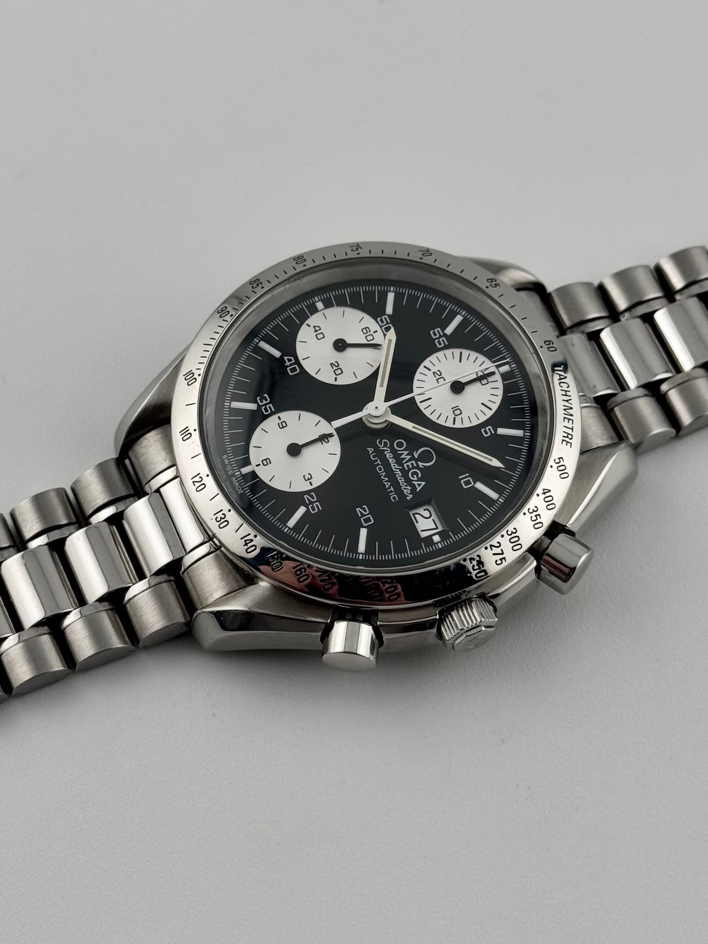 Omega Speedmaster Automatic Date - 175.0043 - Rare Reverse Panda Dial