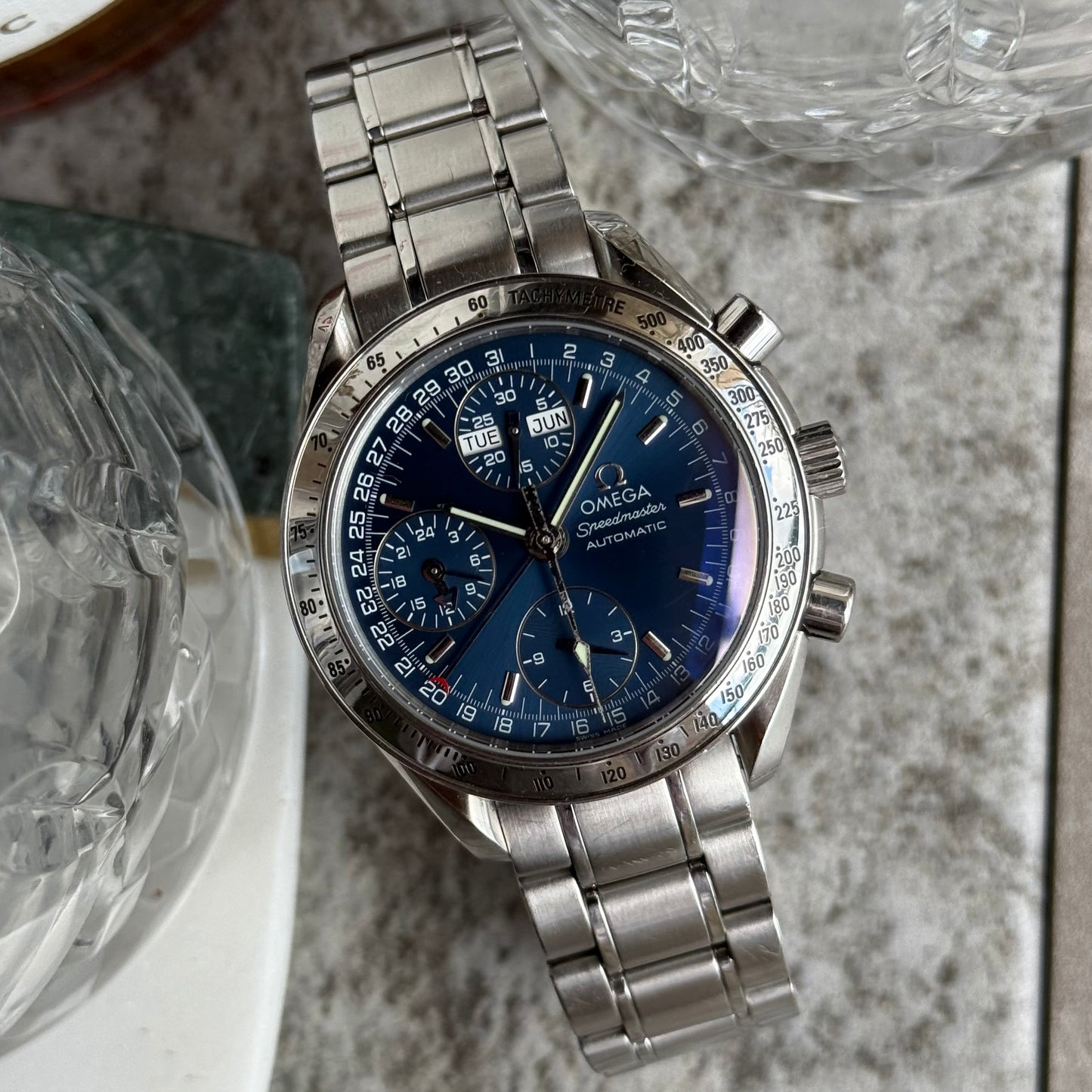 Omega Speedmaster Automatic Chronograph - 3523.80 - Triple Calendar