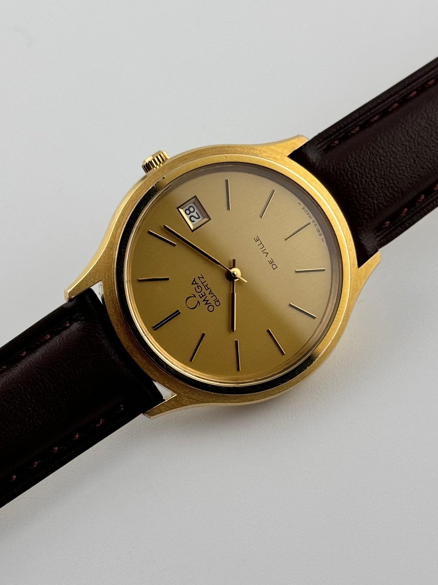 Omega DeVille Quartz Date - 192.0027 - Near New Old Stock