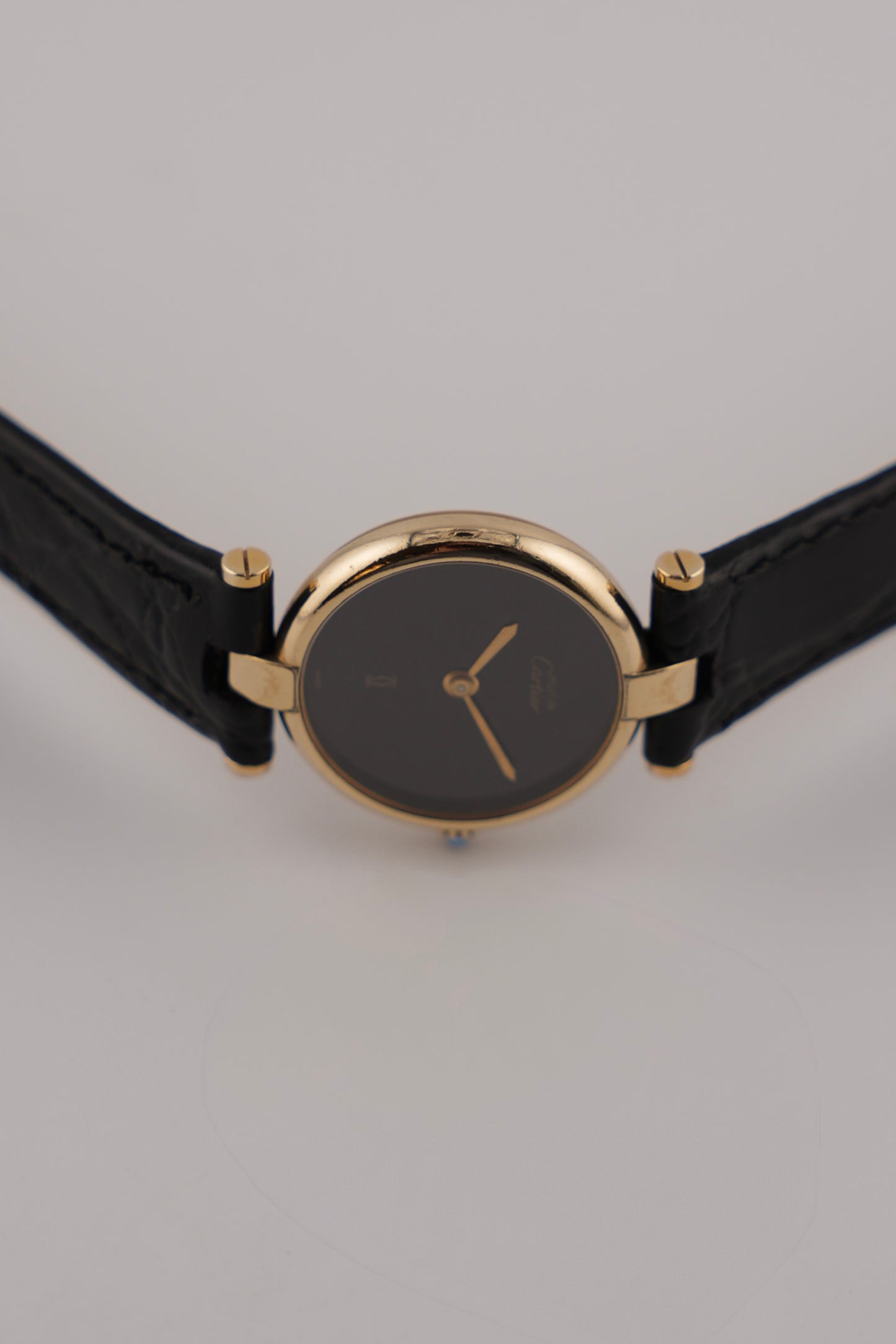 Cartier Must de Vendome Quartz - 18 - Black Dial - Ladies