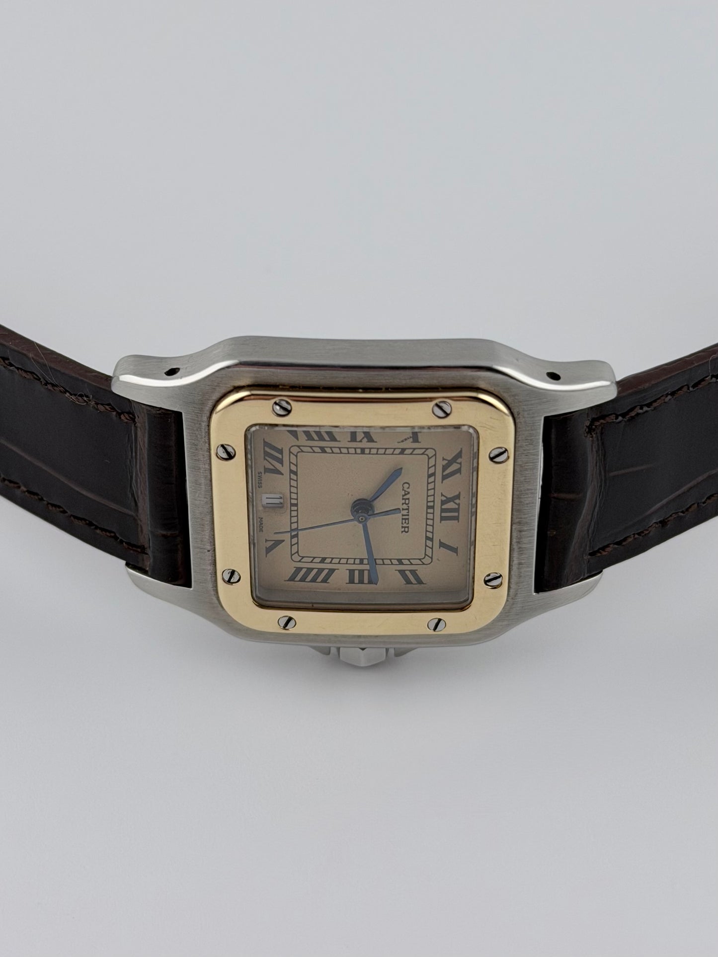 Cartier Santos Galbee Quartz - 187901 - Bi Metal