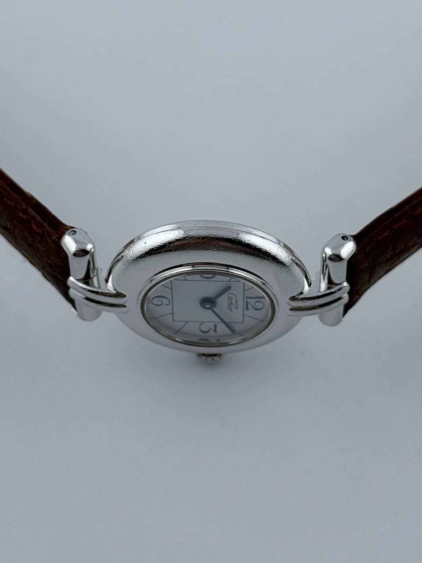 Cartier must de Colisee Quartz - 2411 Sterling Silver - Ladies