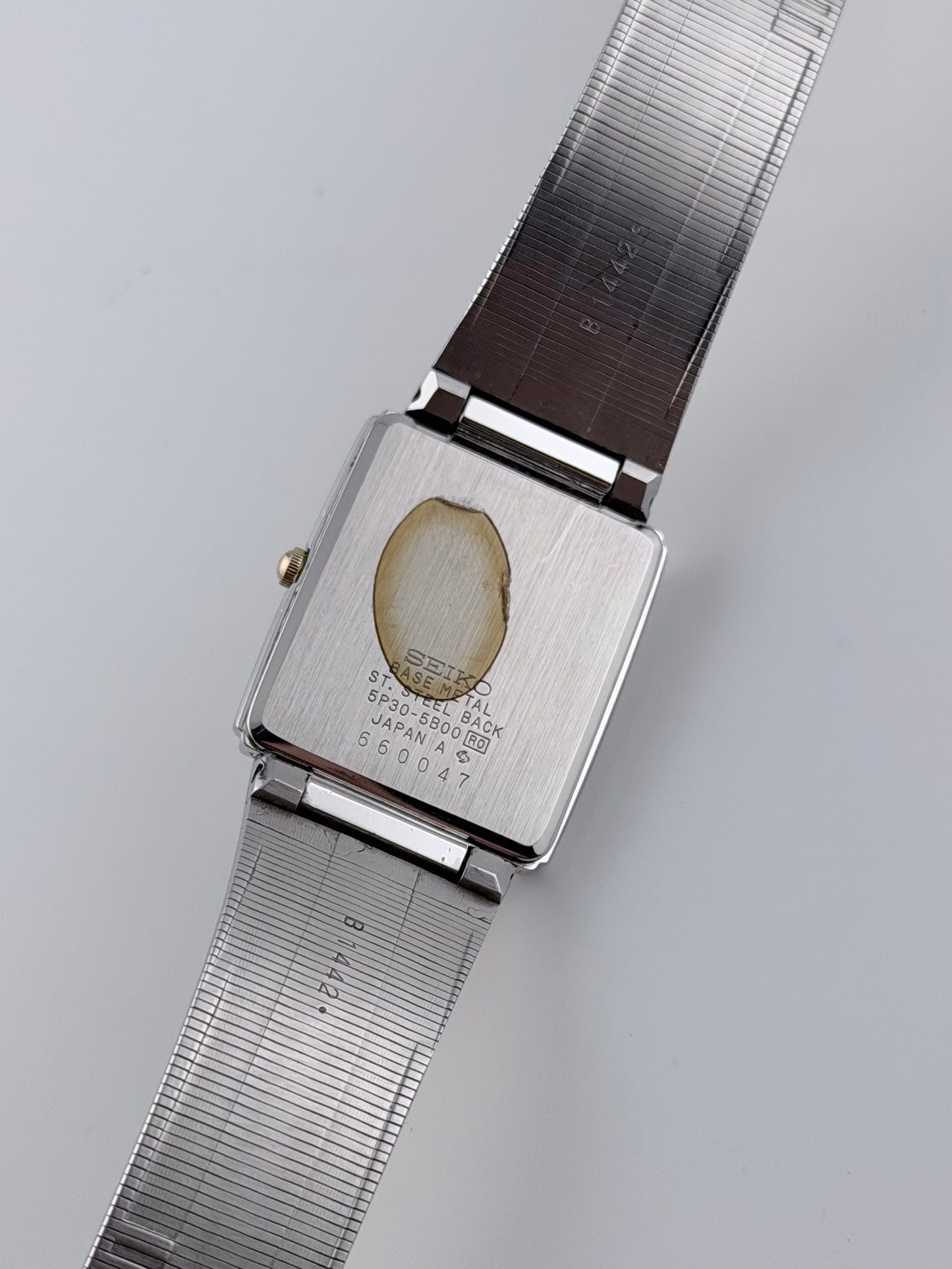 Seiko Quartz Tank - 5P30-5270 - JDM - Rare Bracelet!