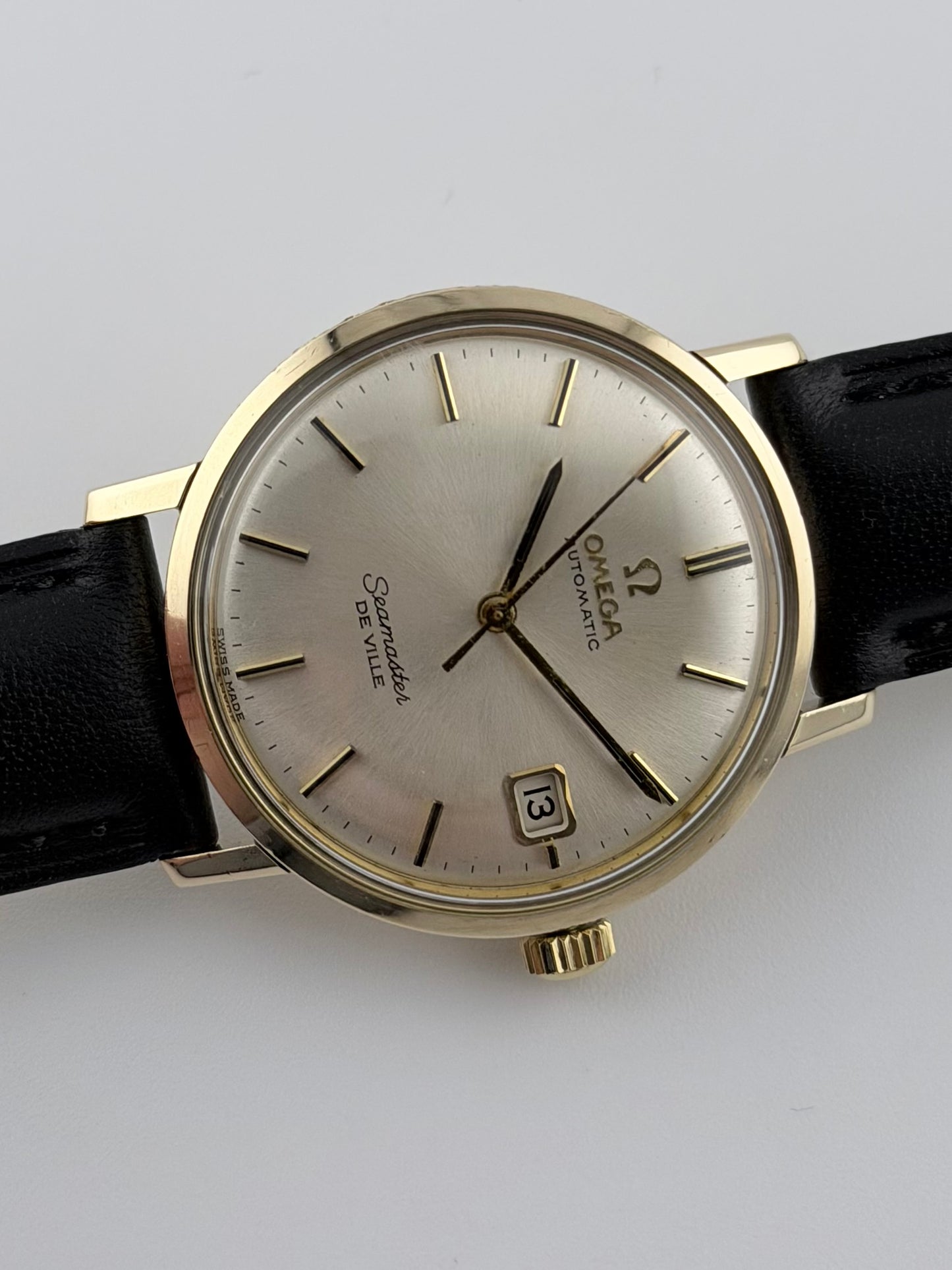 Omega Seamaster DeVille 9ct Gold Automatic 165.020 - Box and Papers!