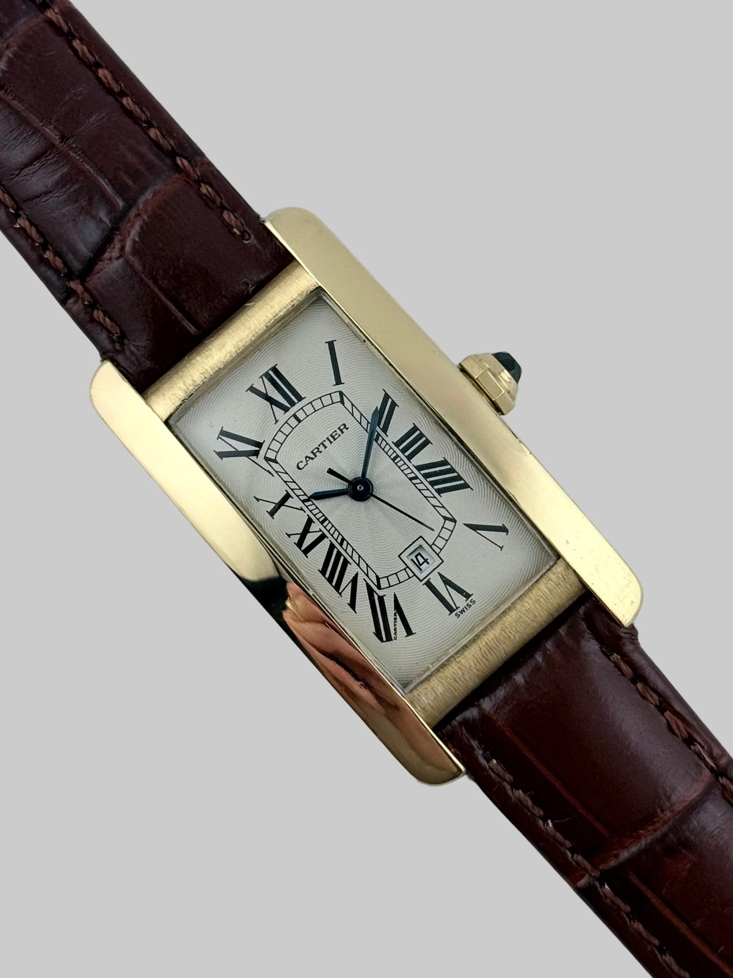 Cartier Tank Americaine Automatic - Solid 18ct Gold - 1725