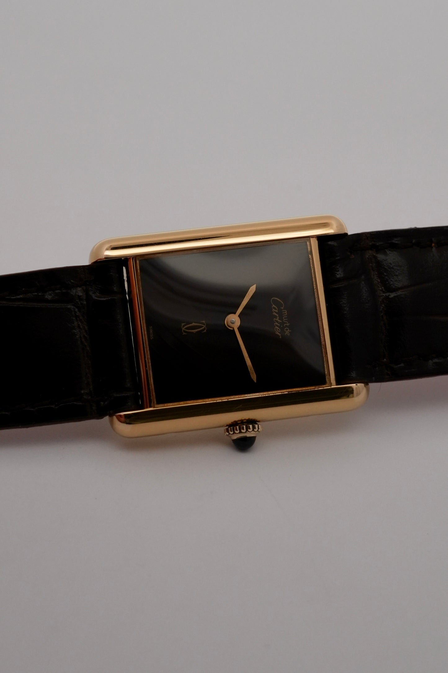 Cartier Must De Paris Tank Quartz - 6 - Wood Effect Dial - fantastic condition with Box