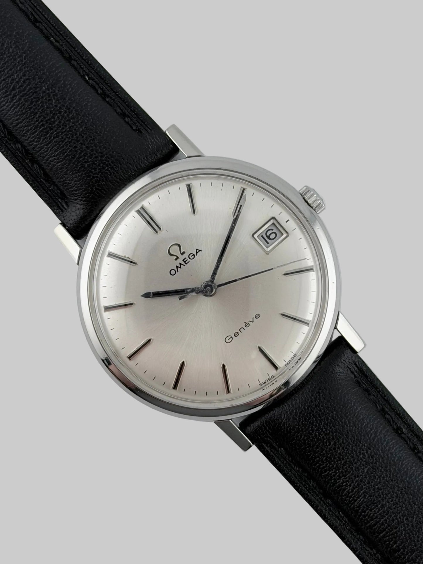 Omega Geneve Manual Wind 131.019 - Complete Set! - Box, Wallet, Papers