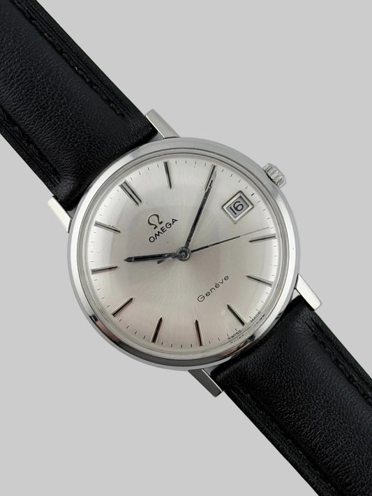 Omega Geneve Manual Wind 131.019 - Complete Set! - Box, Wallet, Papers