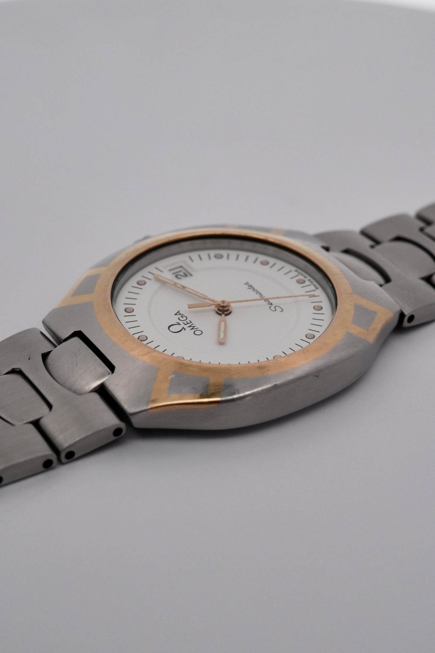 Omega Seamaster Polaris - Quartz - 396.1222 - 18ct Gold & Steel