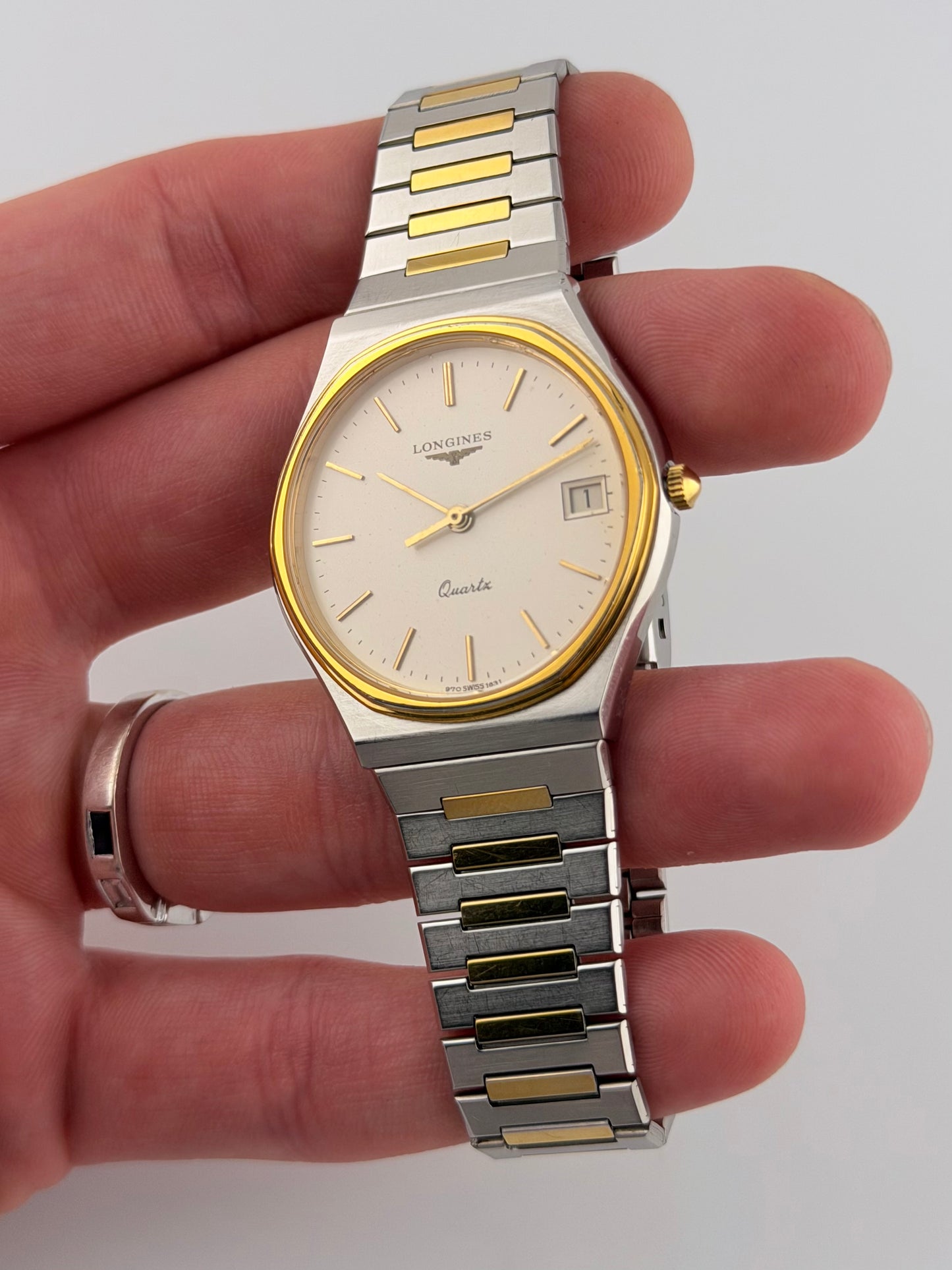 Longines Quartz Date 40.2.68332 - Original Box and Papers