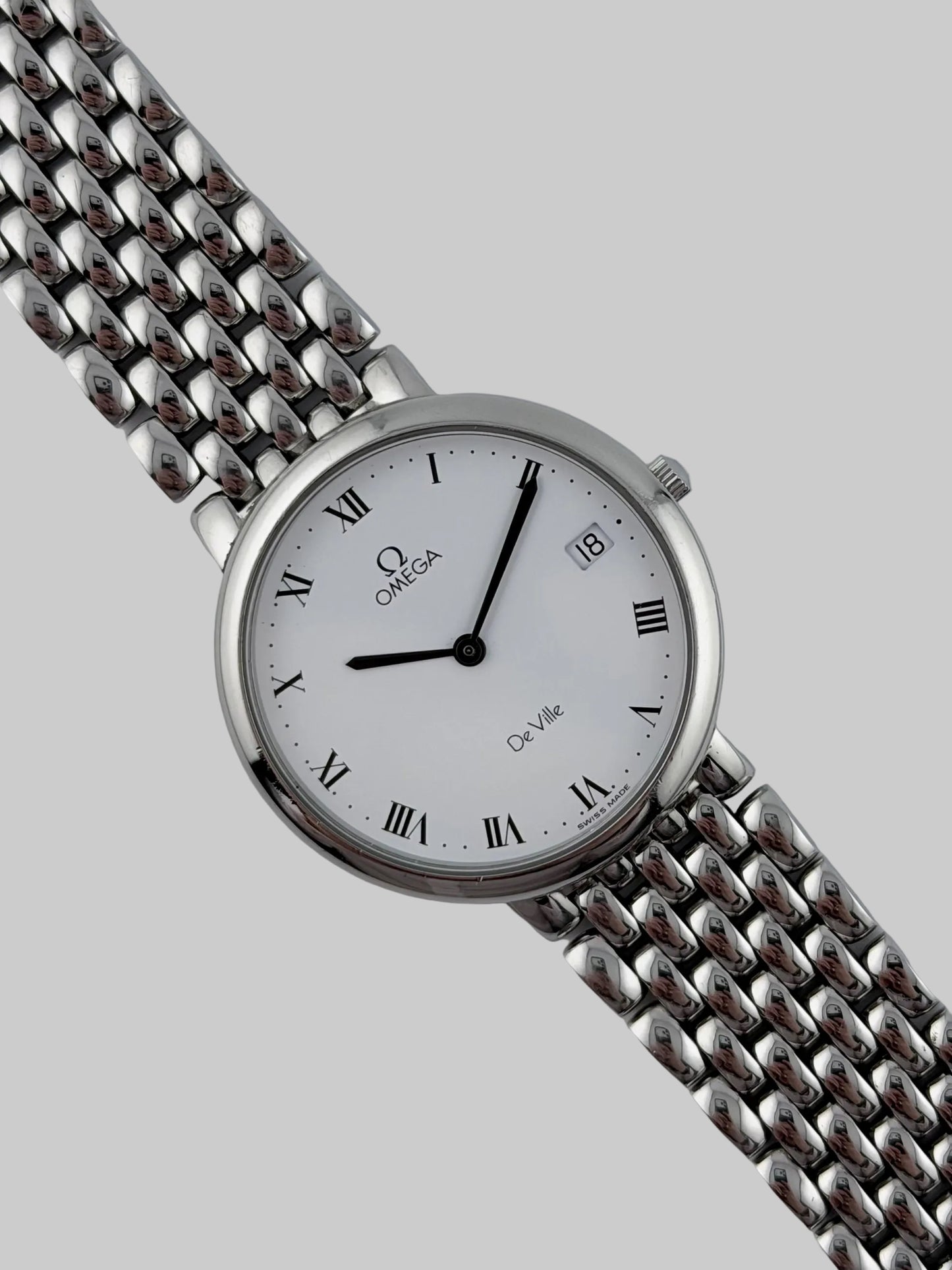Omega De Ville Quartz Date 396.2432  - Original bracelet