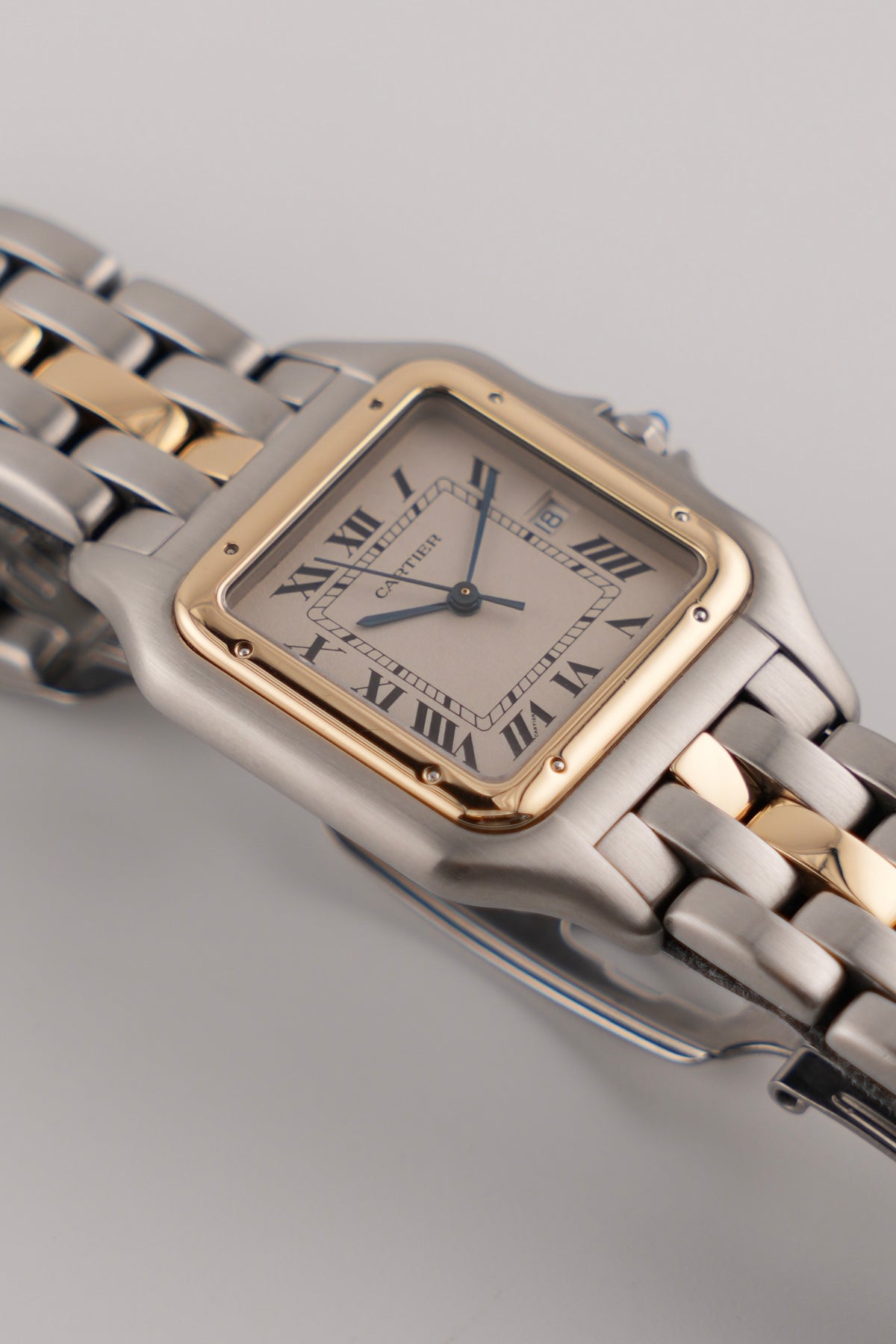 Cartier Panthere Jumbo Quartz Date - 187957 - Two-Tone - Exceptional Condition