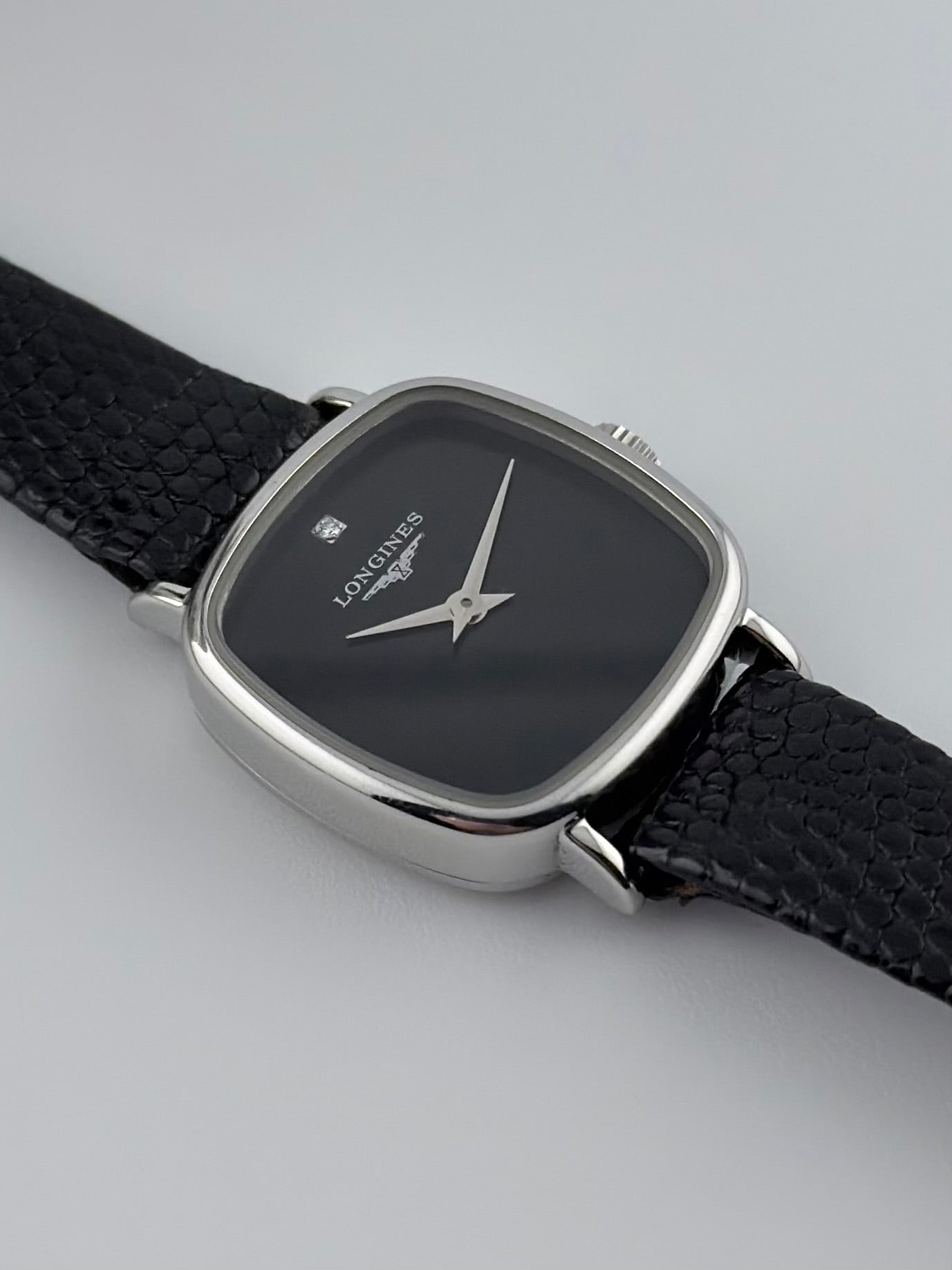 Longines Ellipse "Diamond Pip" Manual Wind - Original strap - Ladies