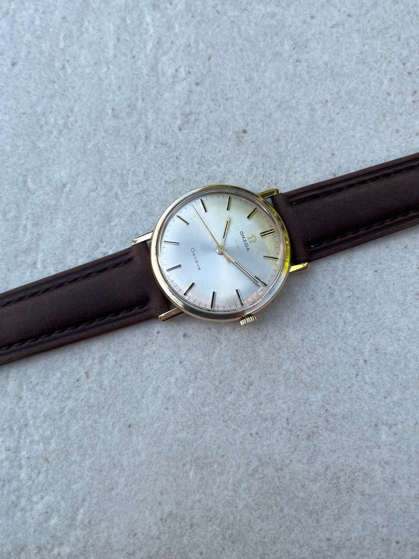 Omega Geneve Manual Wind 9ct Gold 131.25016