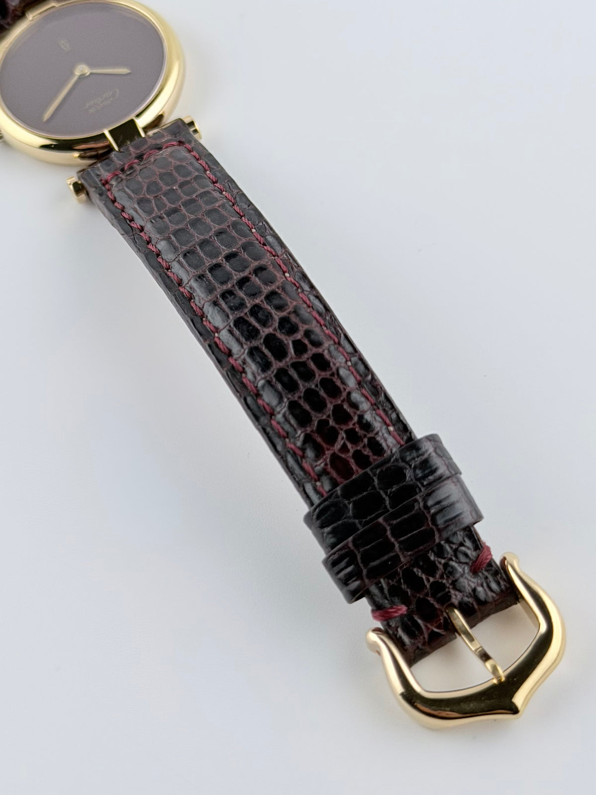 Cartier Must de Cartier Vendome Quartz - 18 - Burgundy Dial