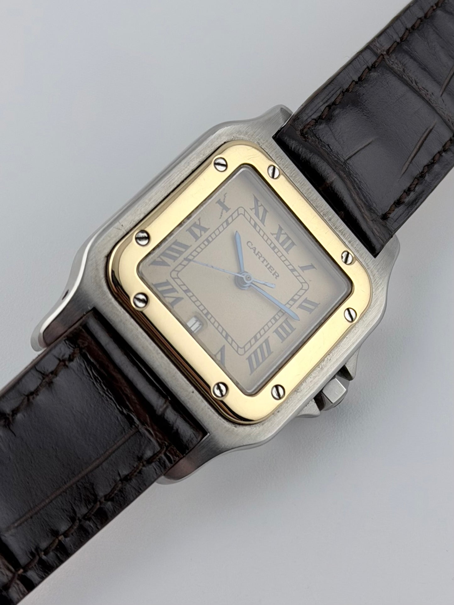 Cartier Santos Galbee Quartz - 187901 - Bi Metal
