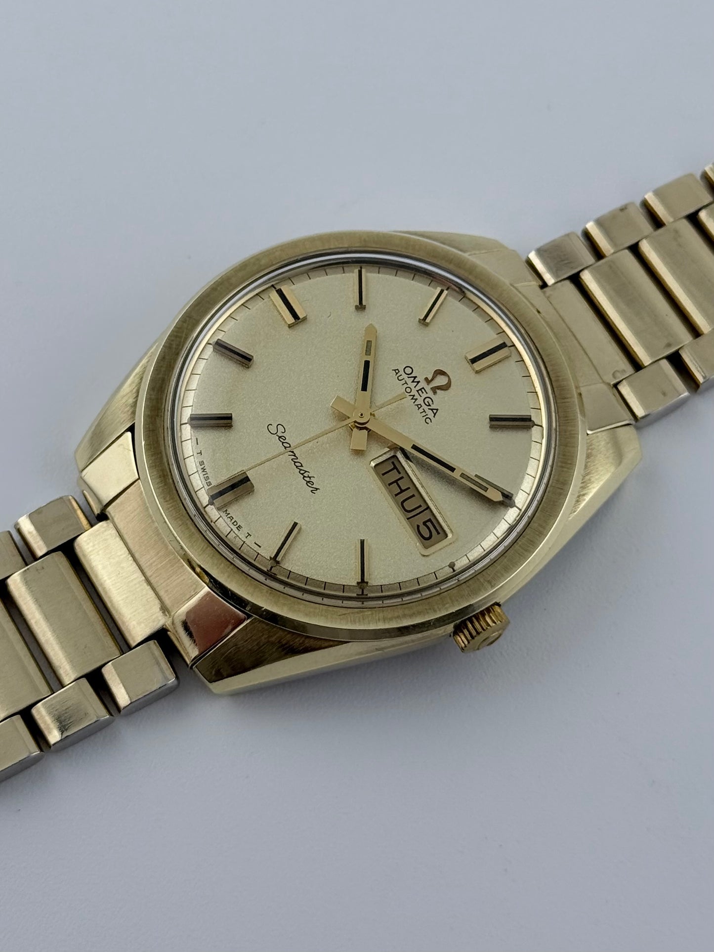 Omega Seamaster Automatic Day-Date Jumbo Pie Pan 166.032