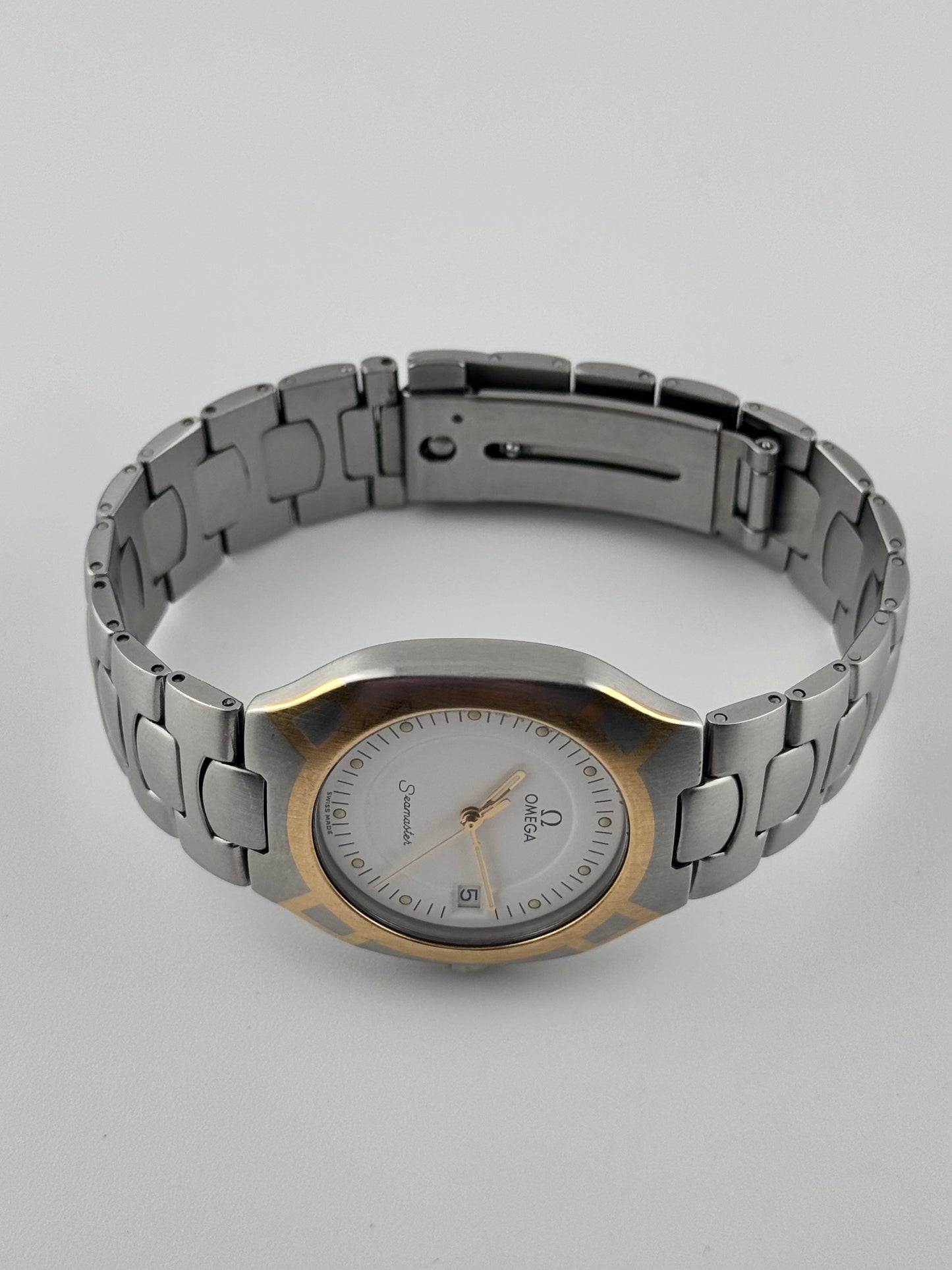 Omega Seamaster Polaris - Quartz - - 396.1022 - 18ct Gold & Steel