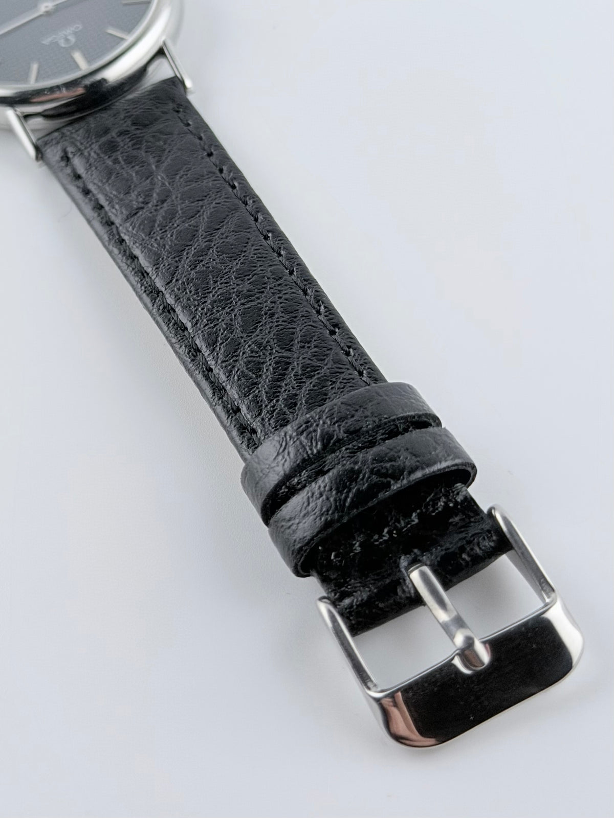 Omega De Ville Quartz 191.0092 Grey Waffle Dial