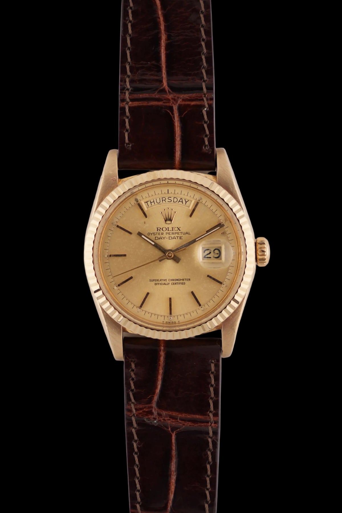 Rolex Oyster Perpetual Day-Date - 1803 Solid 18k Gold - Original Box