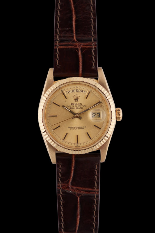 Rolex Oyster Perpetual Day-Date - 1803 Solid 18k Gold - Original Box
