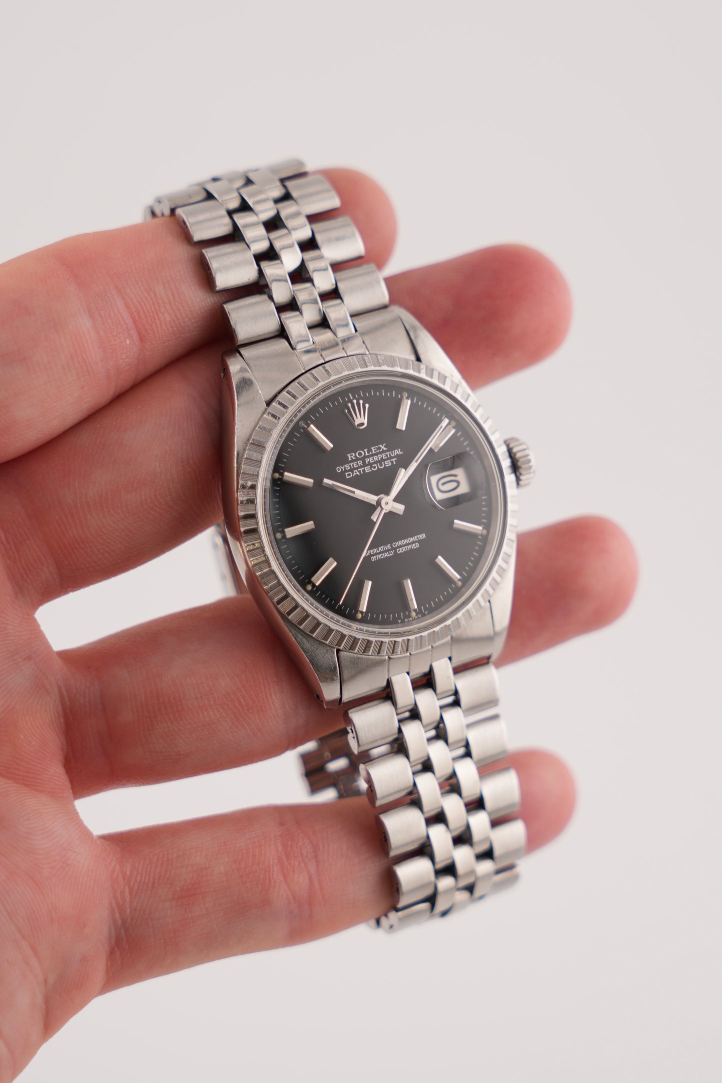 Rolex Datejust Oyster Perpetual - 1603 - Black Dial