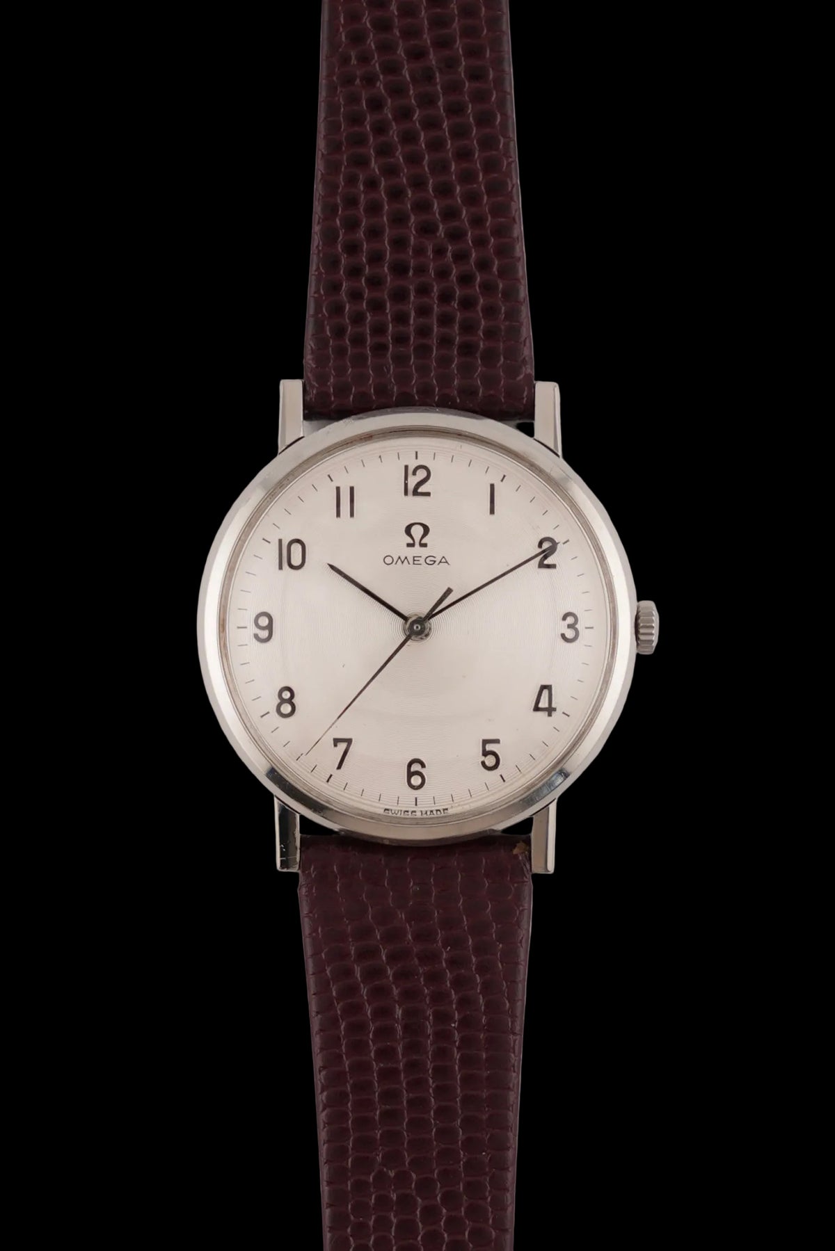 Omega Geneve Manual Wind 131.019 - Ultra Rare - Arabic Dial - Concentric Circles