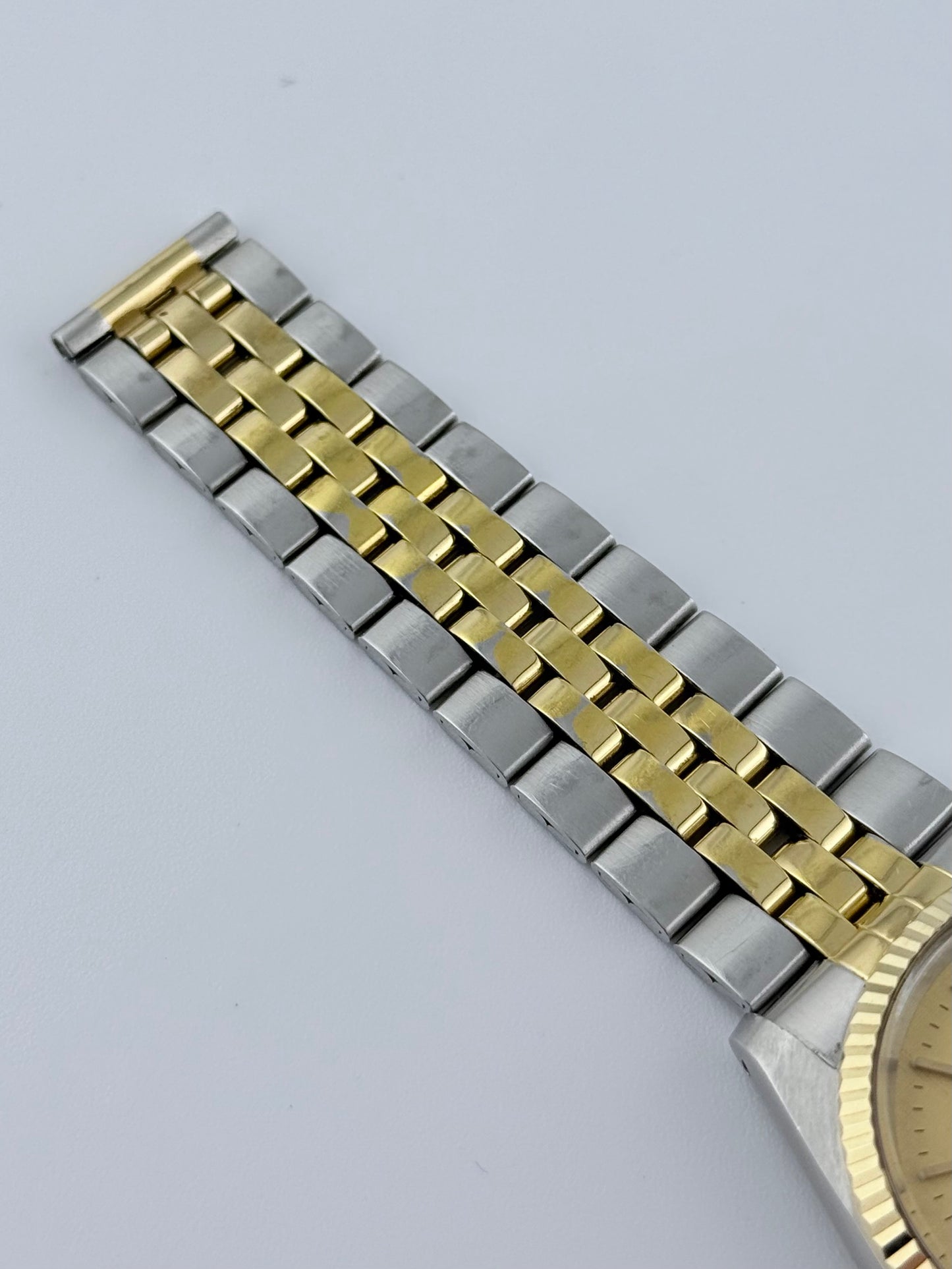 Tudor Prince Oysterdate 74033 Two-Tone - Rare Linen Dial