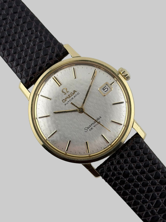 Omega Seamaster De Ville Automatic Fishscale Dial - 18ct Gold - 166.020