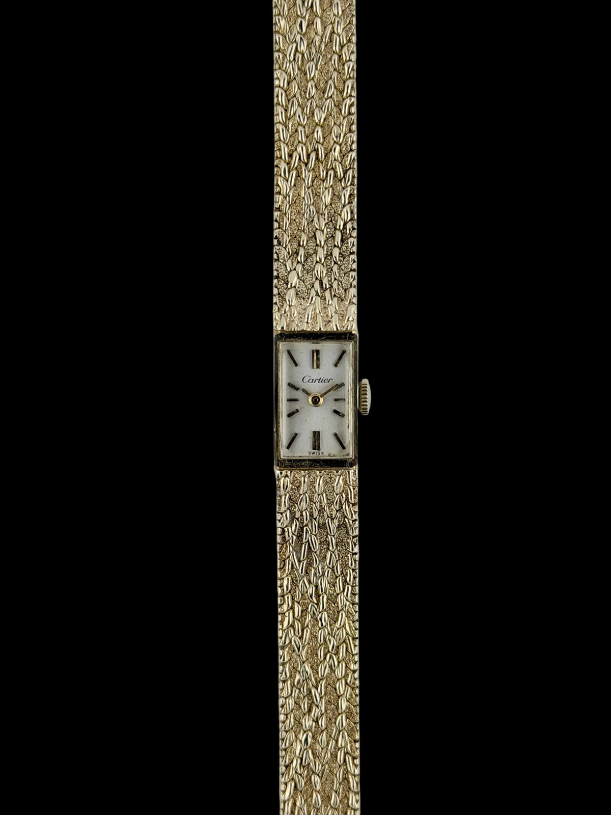 Cartier New York 1940s/1950s Manual Wind - Rare - Concord Collaboration - Solid 14K Gold with Box - Ladies