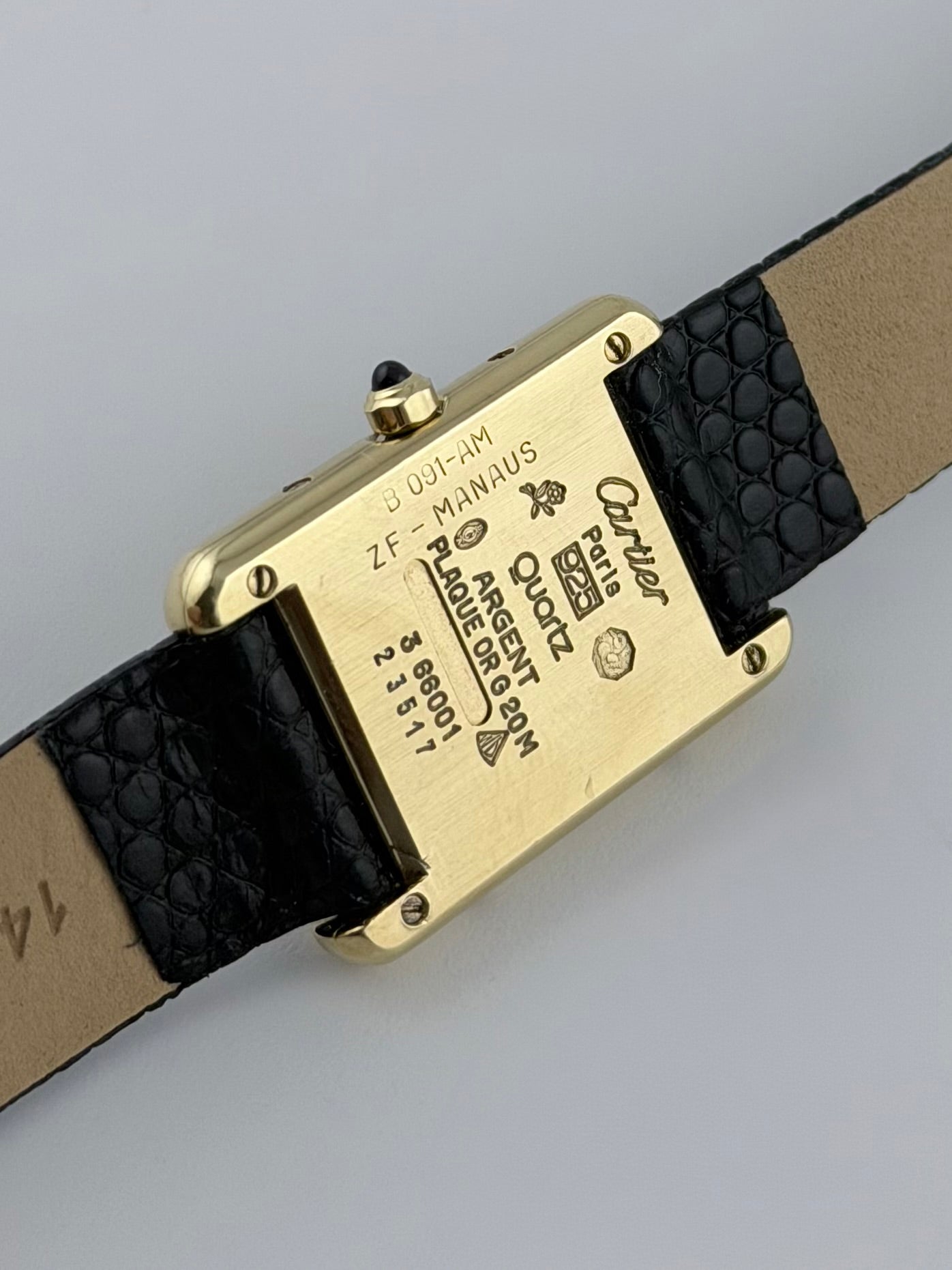 Cartier Must de Paris Tank Quartz - 3-66001 - 1980s - Ladies