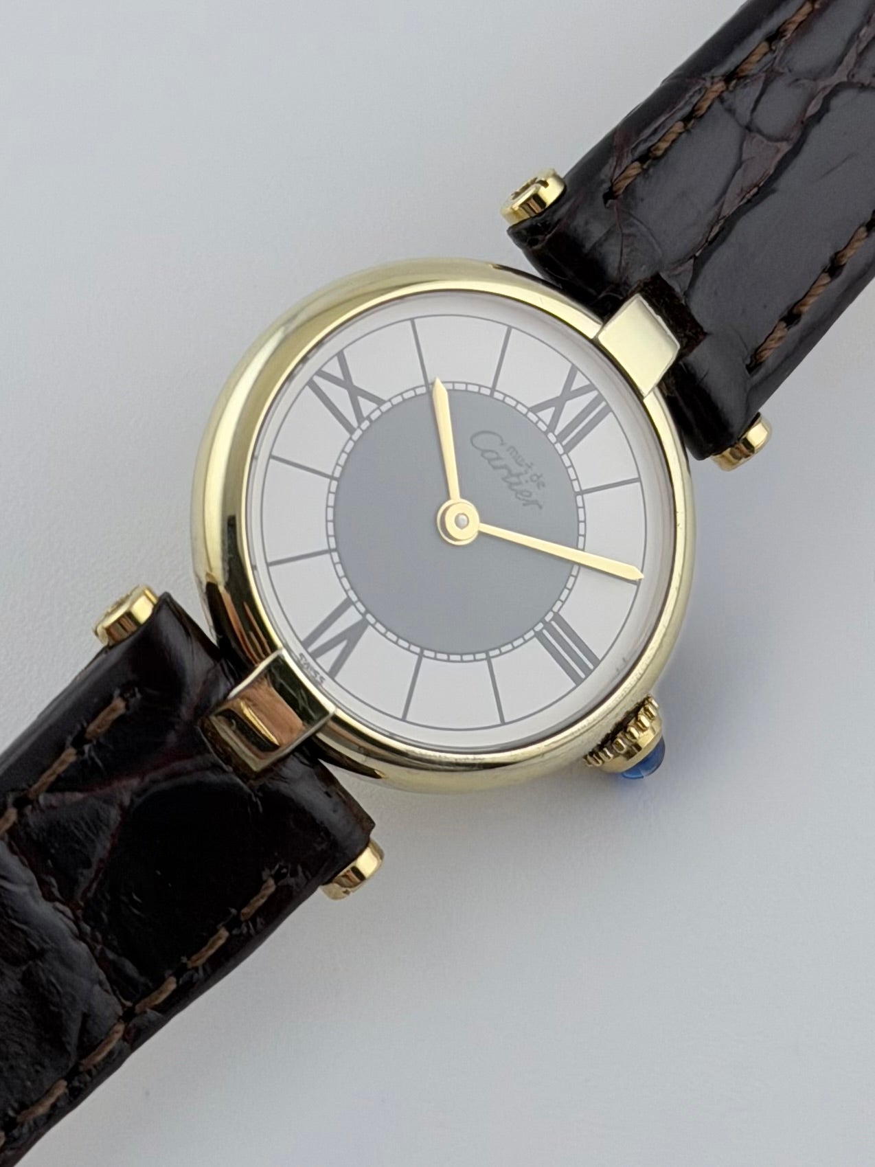 Cartier must de Vendome Quartz - 590004 - Two-tone Dial - Ladies
