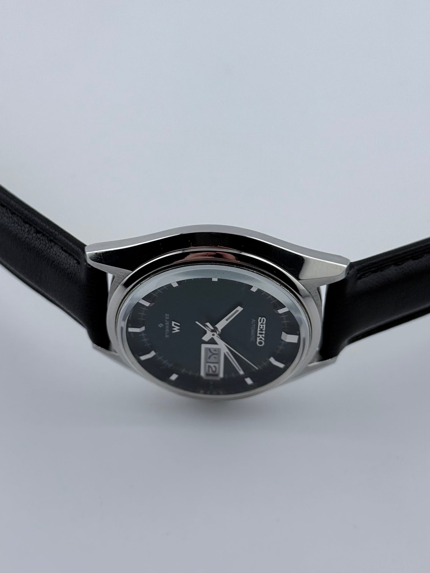 Seiko Automatic 23Jewels JDM 5606-7190 - Green Sunburst Dial