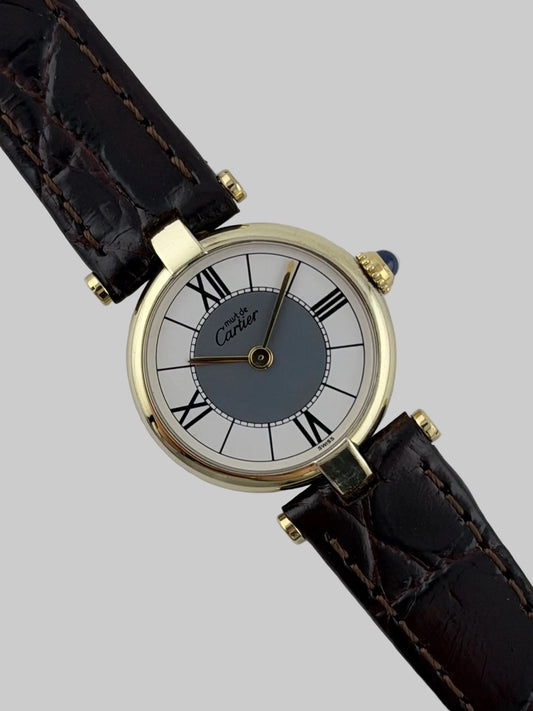 Cartier must de Vendome Quartz - 590004 - Two-tone Dial - Ladies
