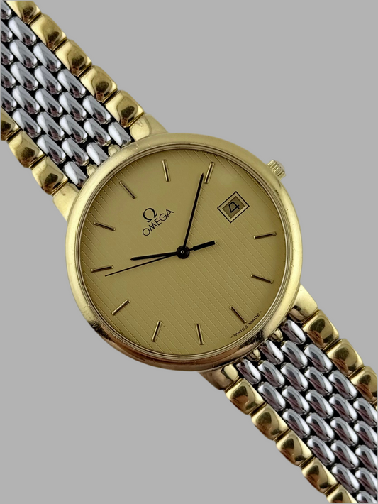 Omega De Ville Quartz Date 396.1012  - Original bracelet