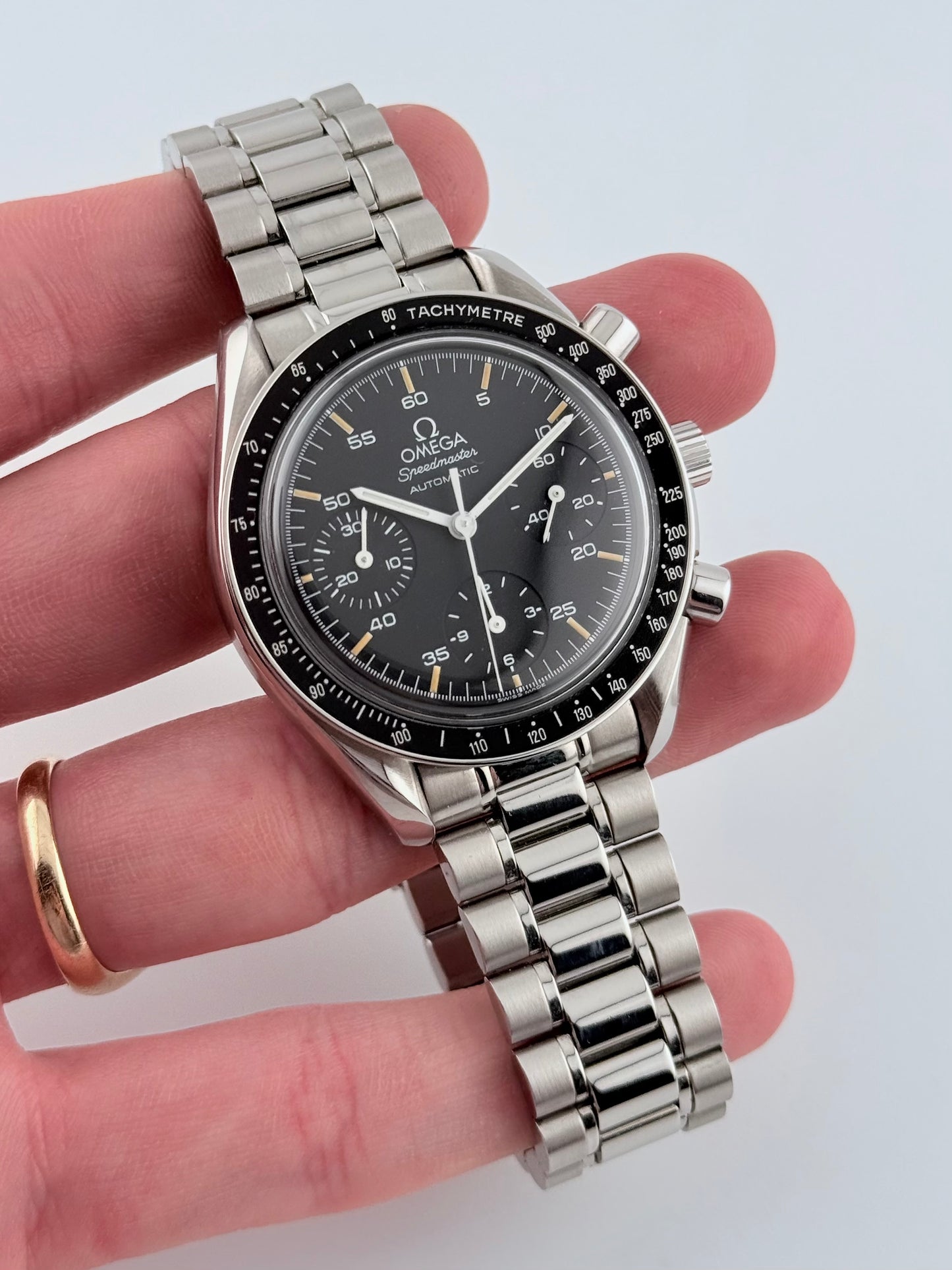 Omega Speedmaster Automatic Chronograph - 175.0032.1 - Pumpkin Lume