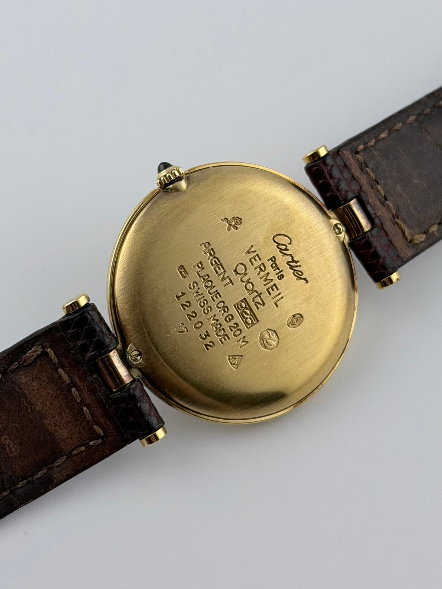 Cartier Must De Vendome Quartz - 17 - Burgundy Dial