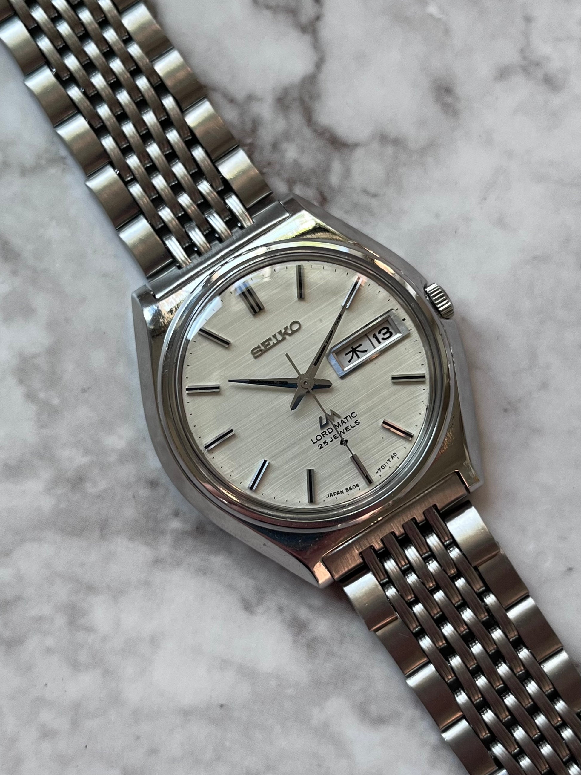 Seiko Lord Matic Kanji Linen Dial