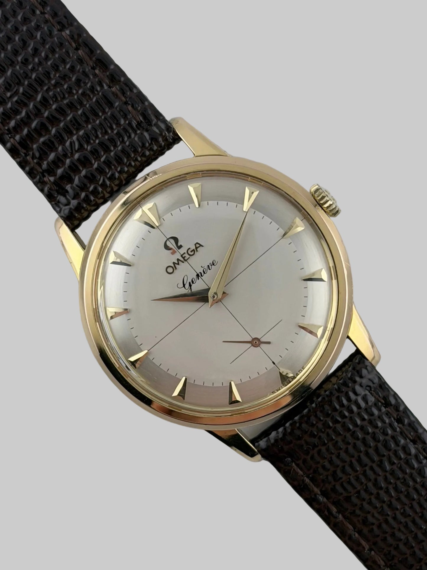 Omega Geneve Manual Wind BK2903.1 - Pie-Pan with Cross Hair Sub-dial