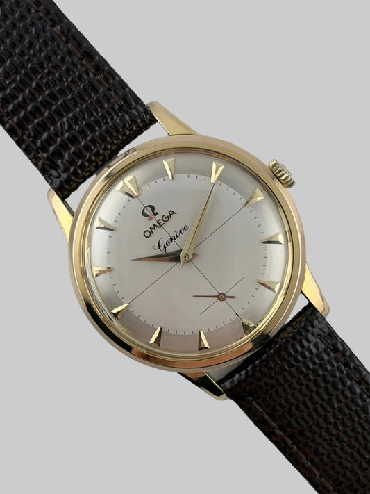 Omega Geneve Manual Wind BK2903.1 - Pie-Pan with Cross Hair Sub-dial