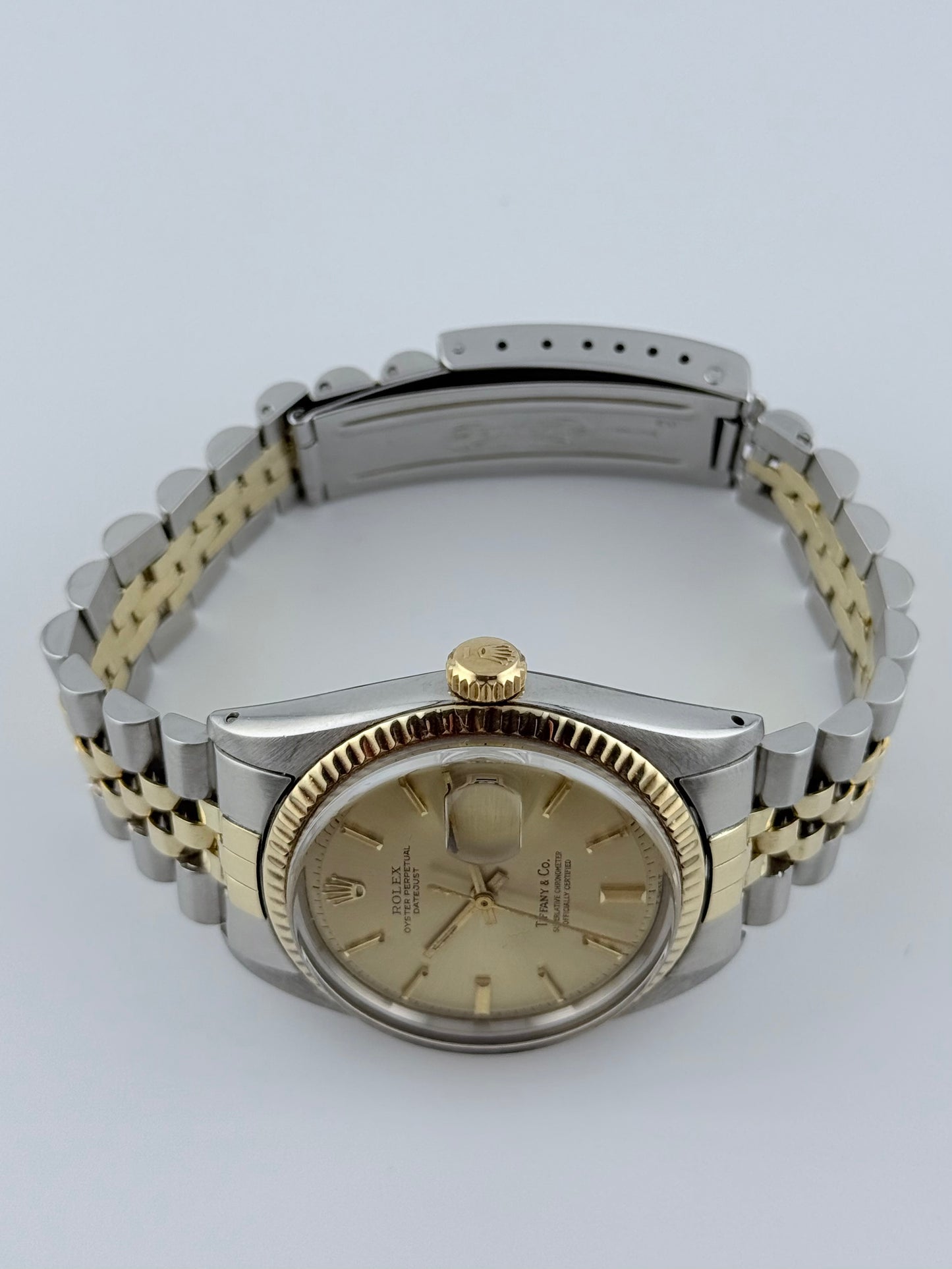 Rolex Datejust Oyster Perpetual - Two-Tone - 1601 - Extremely Rare Tiffany & Co Retailed Dial