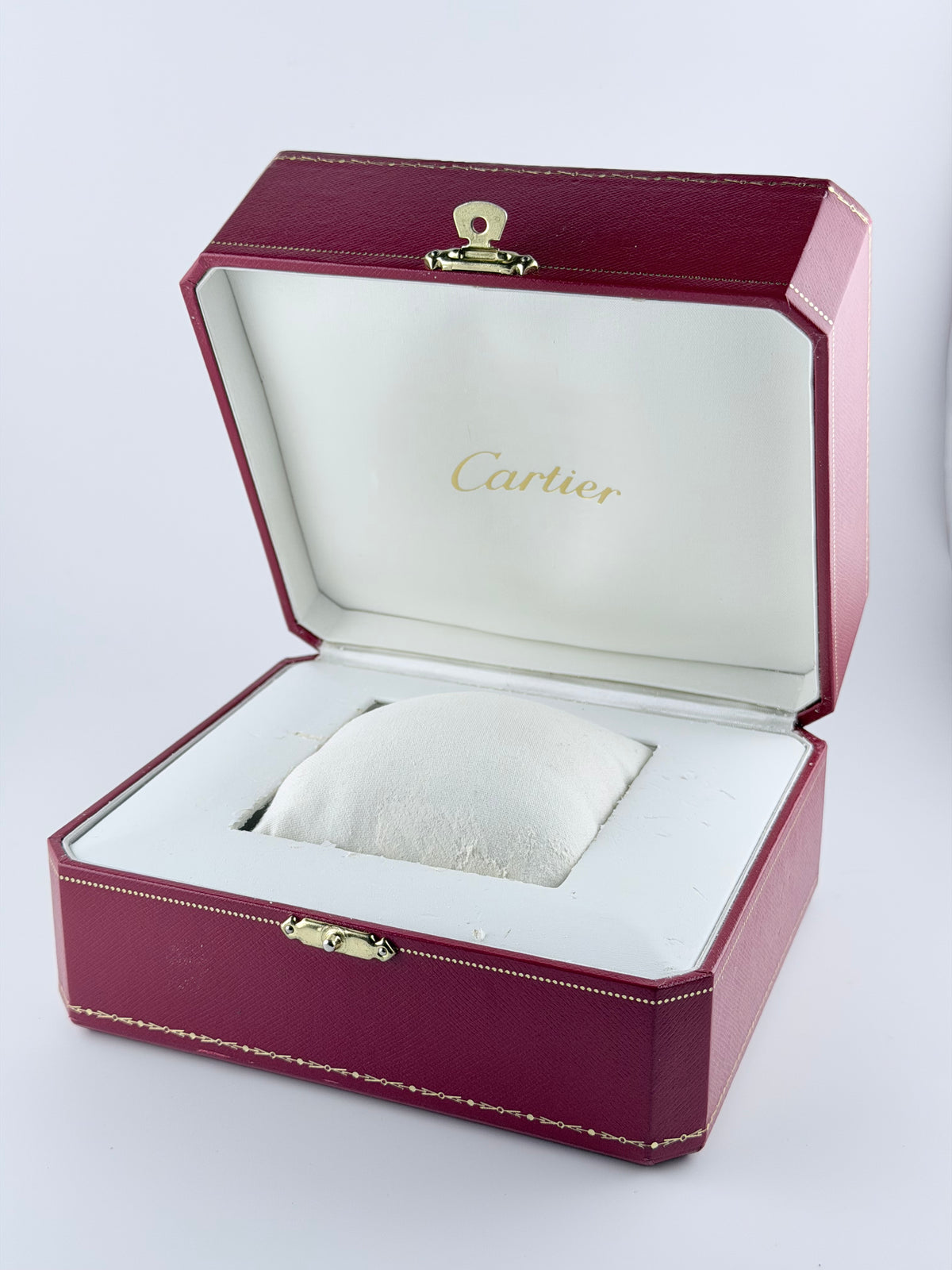 Cartier Must De Tank Paris Manual Wind - 6 LM - Burgundy Dial - with Box