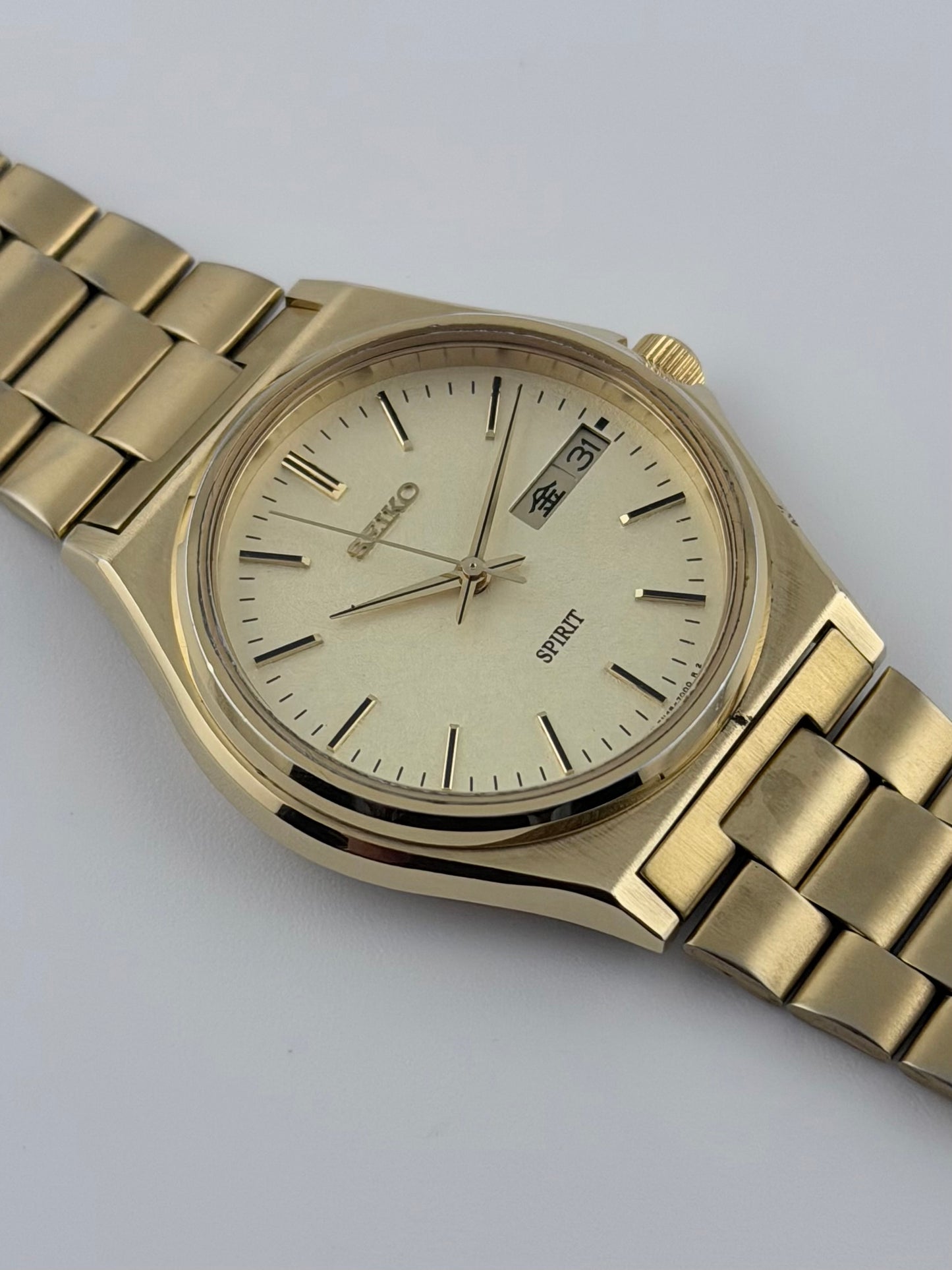 Seiko Spirit Quartz JDM Day Date - 7N48-7000