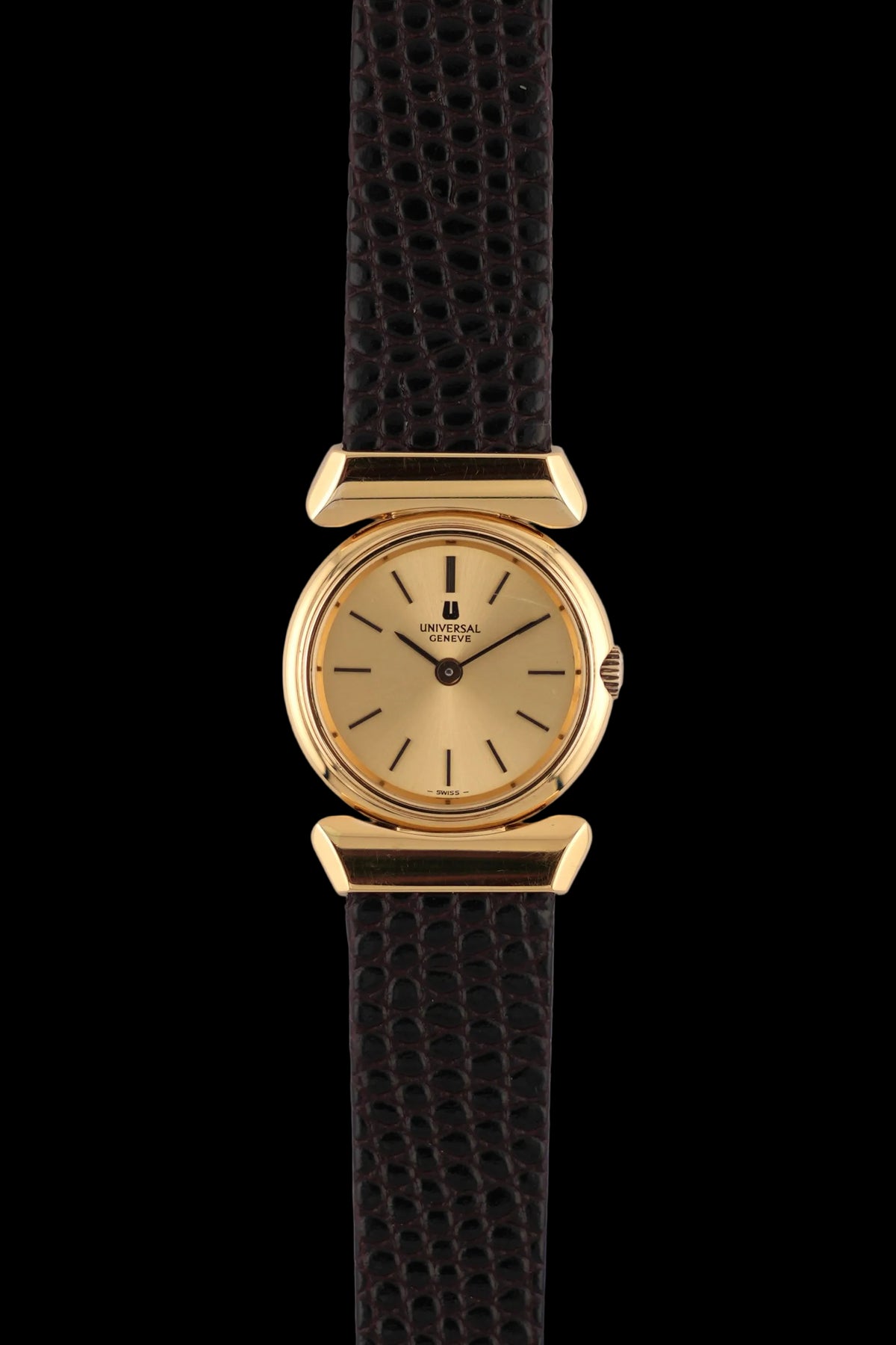 Universal Geneve 542678 - Ladies - Unique Convertible Lugs! - Box and Papers