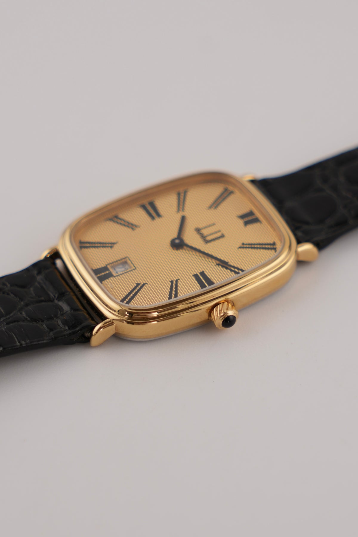 Dunhill Quartz Tank Date Gent’s Dress Watch - Full Set - Exceptional Condition