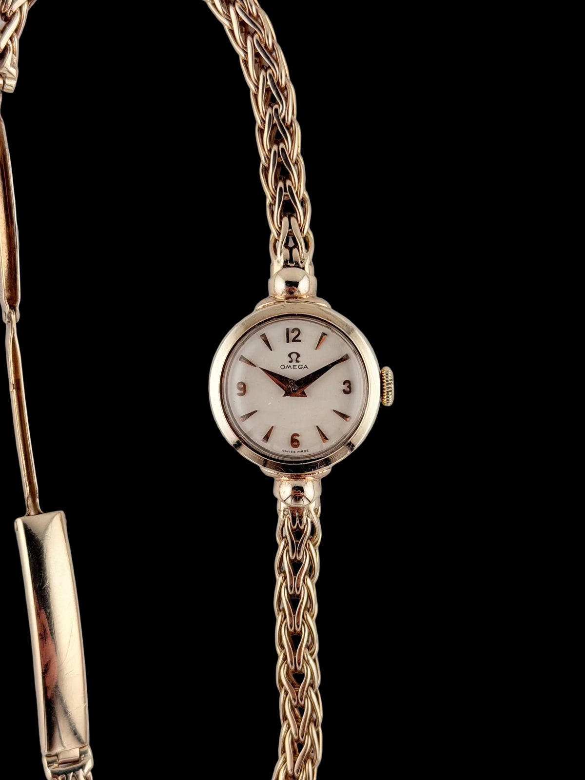 Omega 1958 Cocktail Watch 9ct Manual Wind - Ladies - with Box