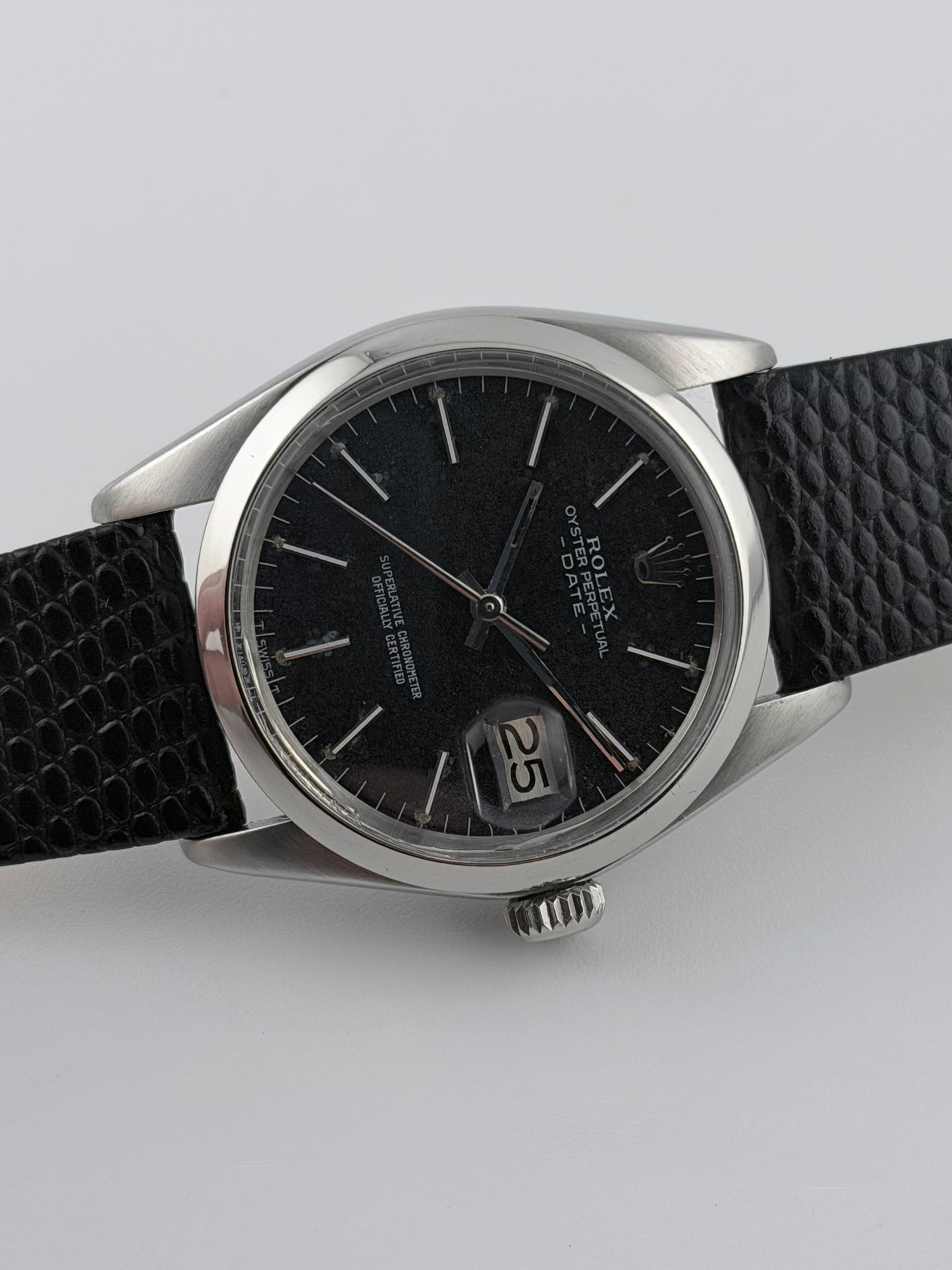 Rolex Oyster Perpetual Date Automatic - 1500 - Rare Black Dial